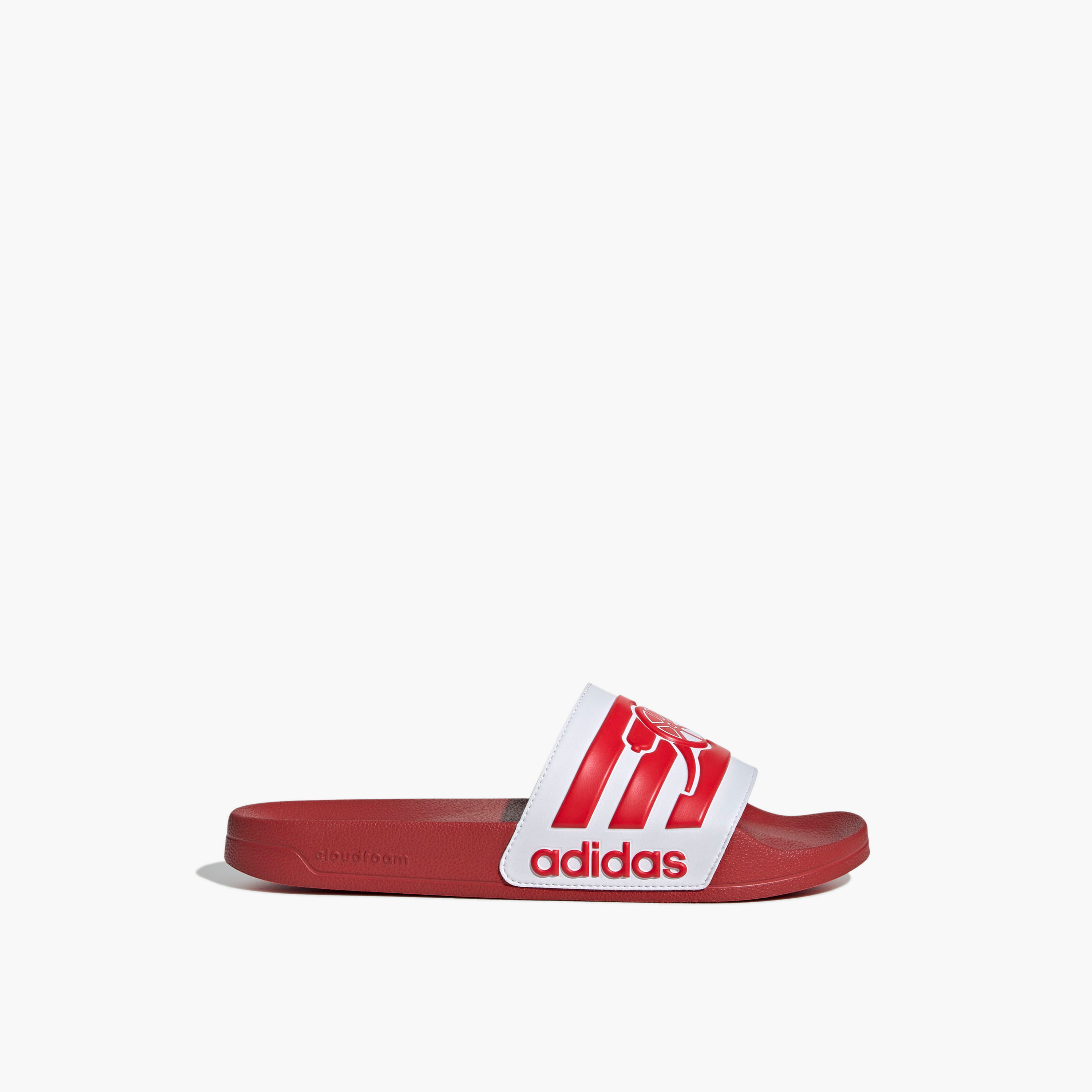Adidas Men Adilette Shower Arsenal Logo Print Slides-sports-men-shoes-image-2