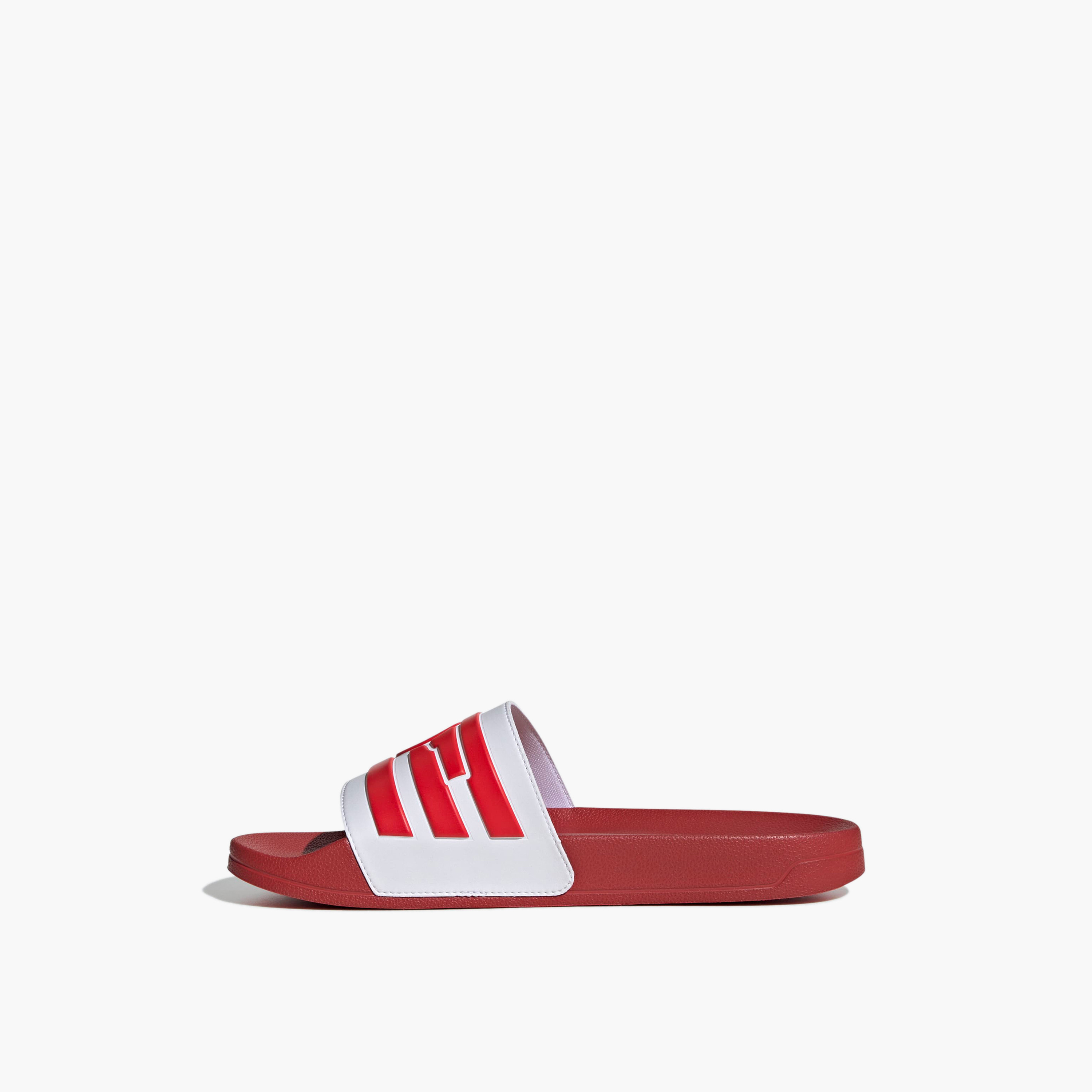 Adidas Men Adilette Shower Arsenal Logo Print Slides-sports-men-shoes-image-3