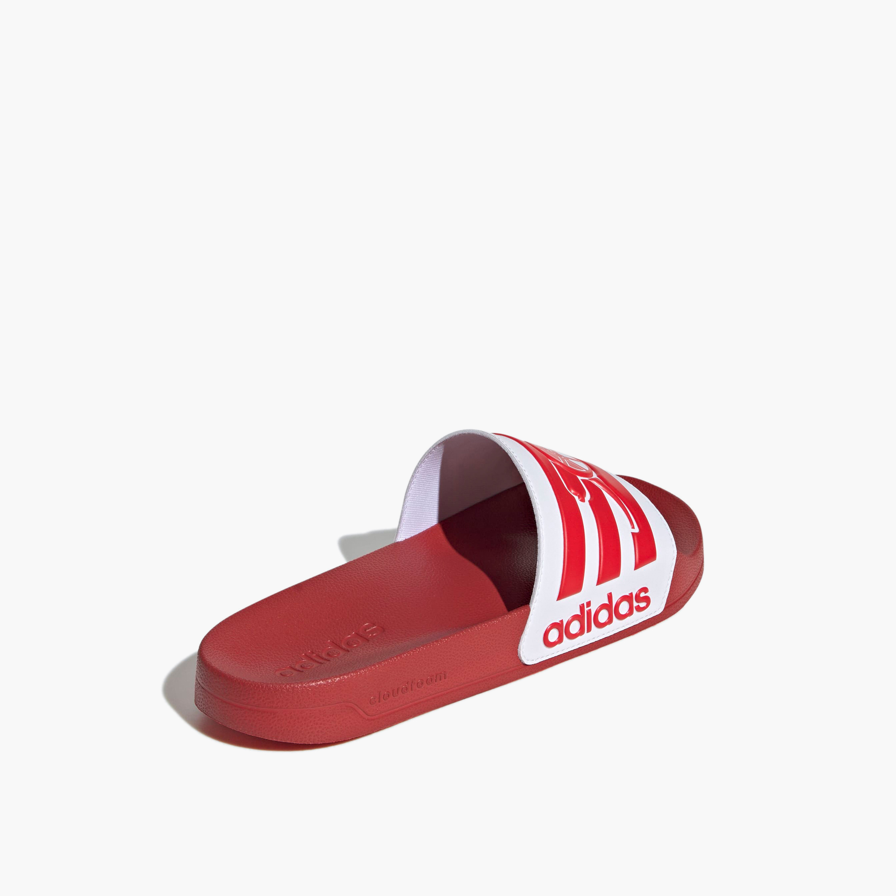 Adidas Men Adilette Shower Arsenal Logo Print Slides-sports-men-shoes-image-5