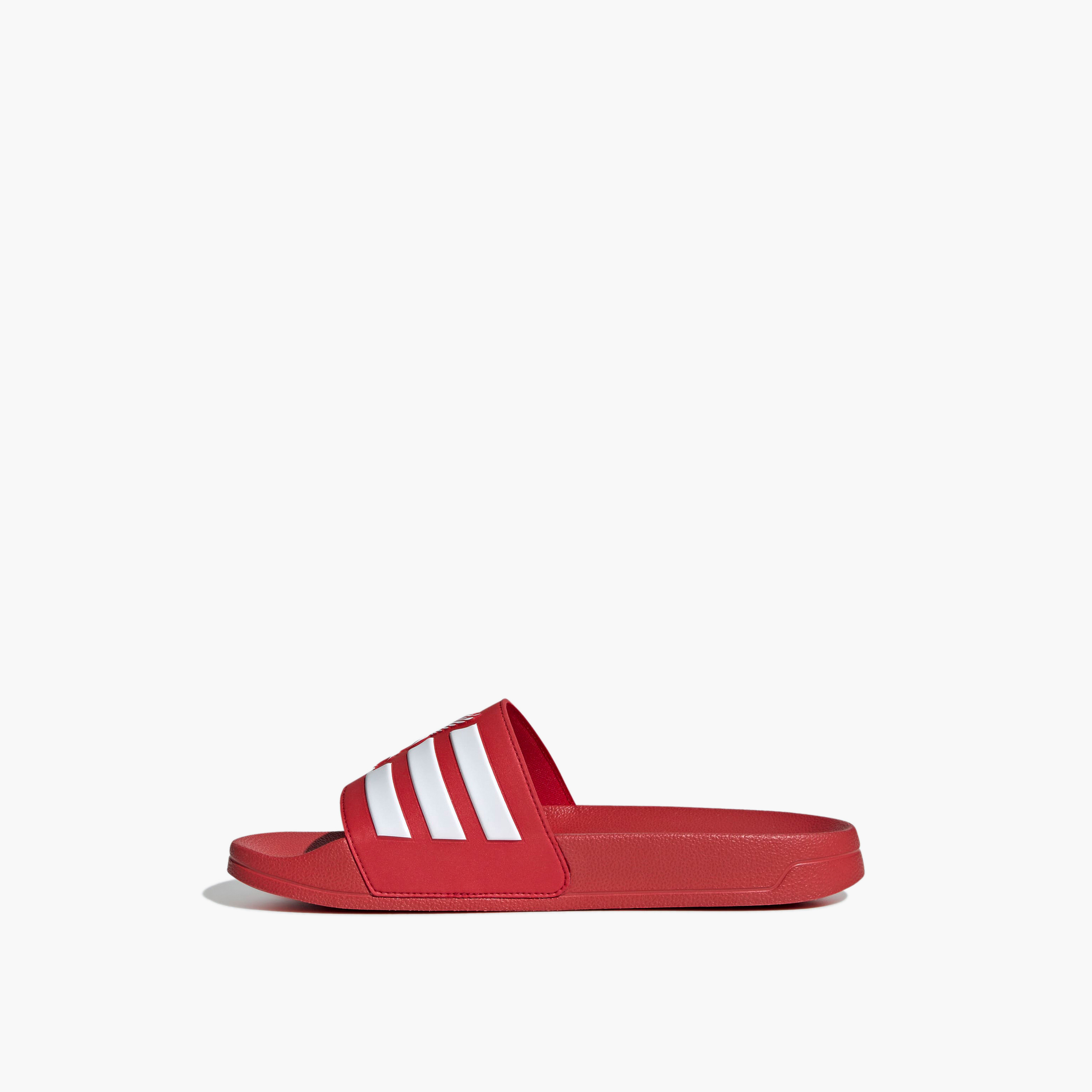 Adidas Men Adilette Shower Liverpool Logo Print Slides-sports-men-shoes-image-3