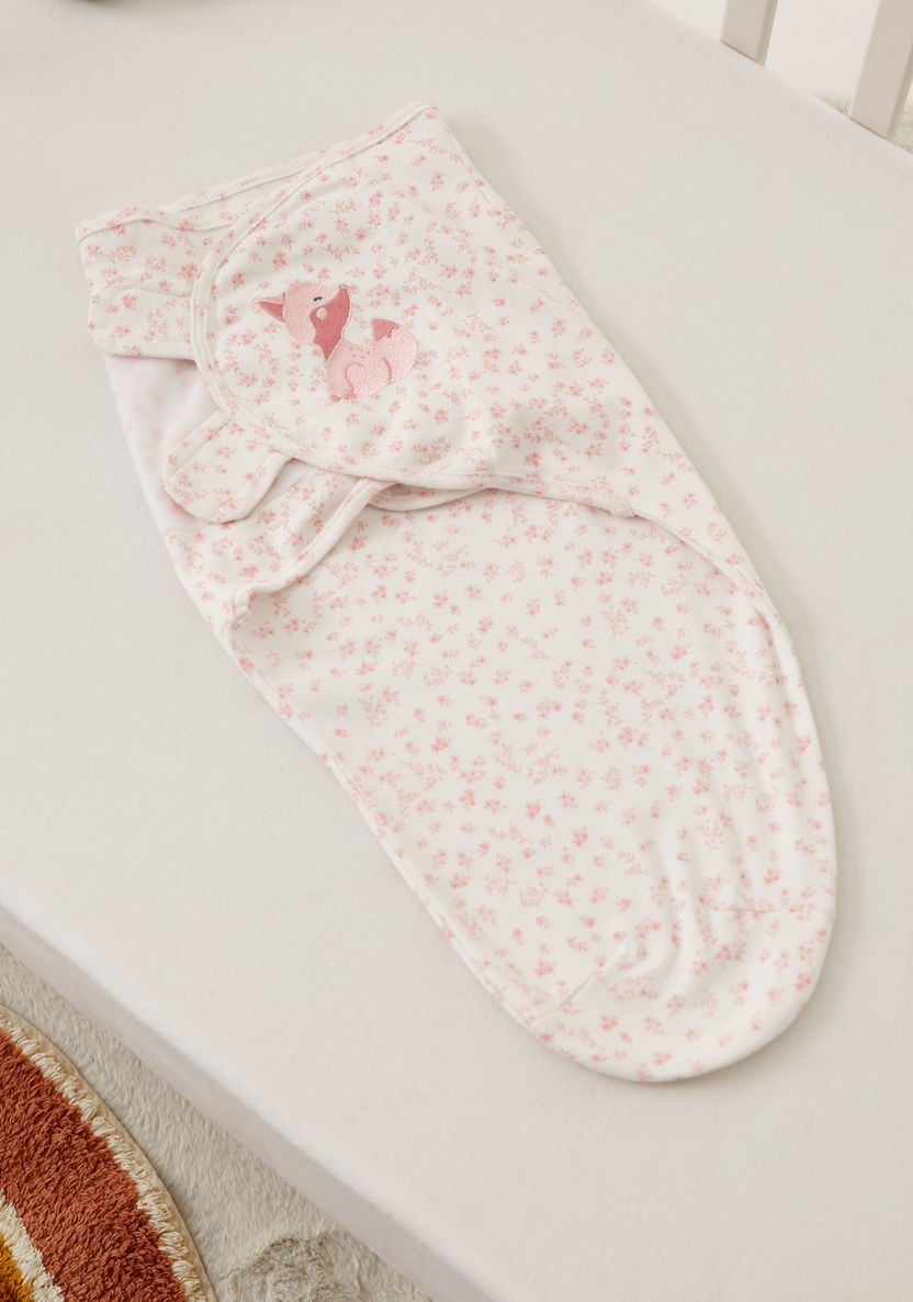 Juniors Floral Print Swaddle Wrap-Swaddles and Sleeping Bags-image-0