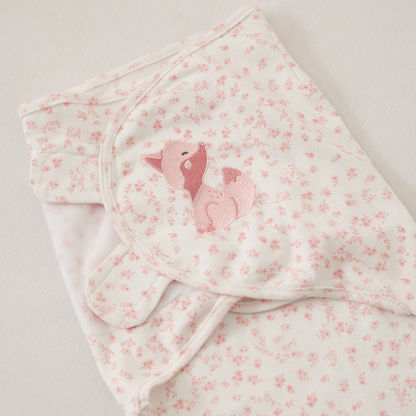 Juniors Floral Print Swaddle Wrap-Swaddles and Sleeping Bags-image-1