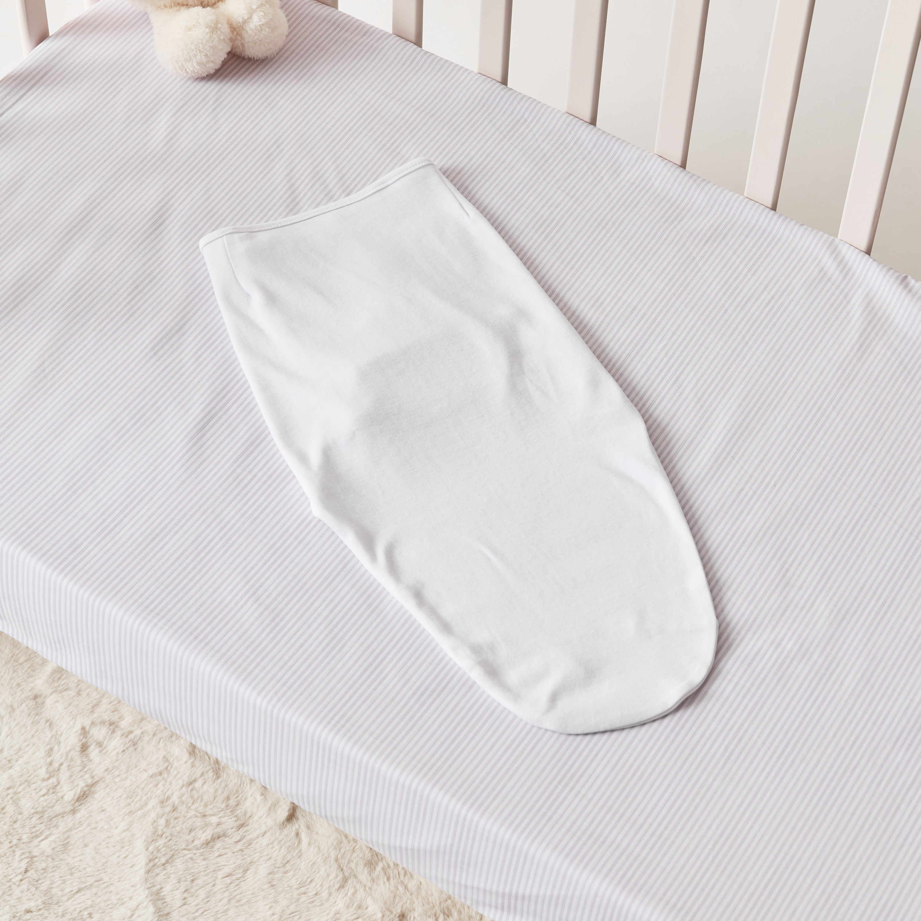 قماط أطفال سادة قابل للتعديل من جونيورز-baby-nursery-babybedding-image-4