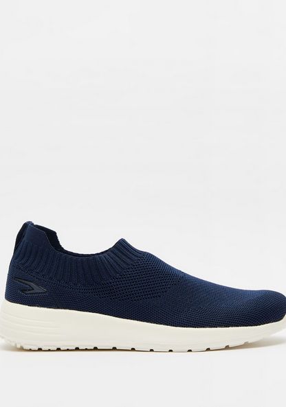 Dash Textured Slip-On Walking Shoes-Boy%27s Sports Shoes-image-0