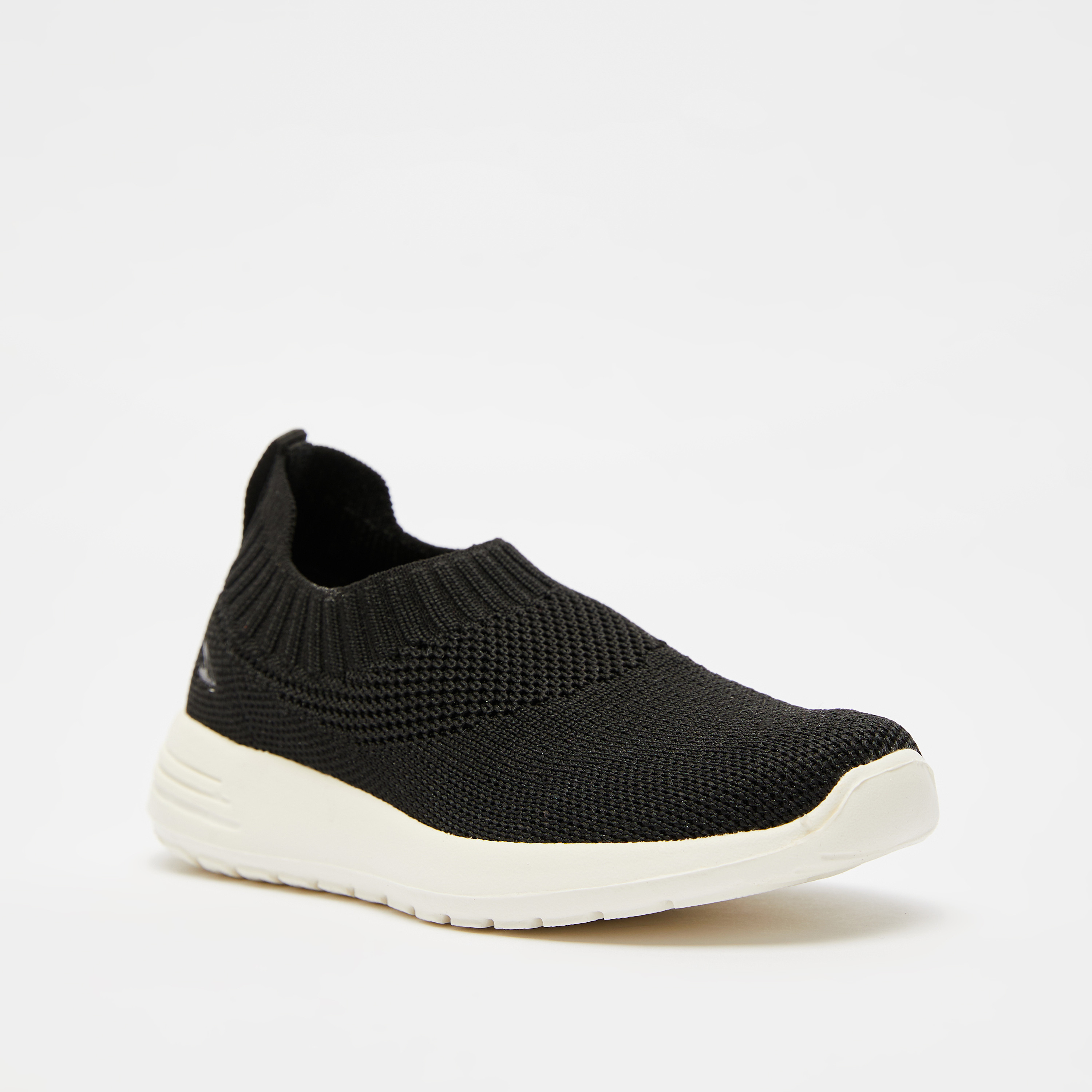 Dash Textured Slip-On Walking Shoes-baby-boys-shoes-closedshoes-image-7