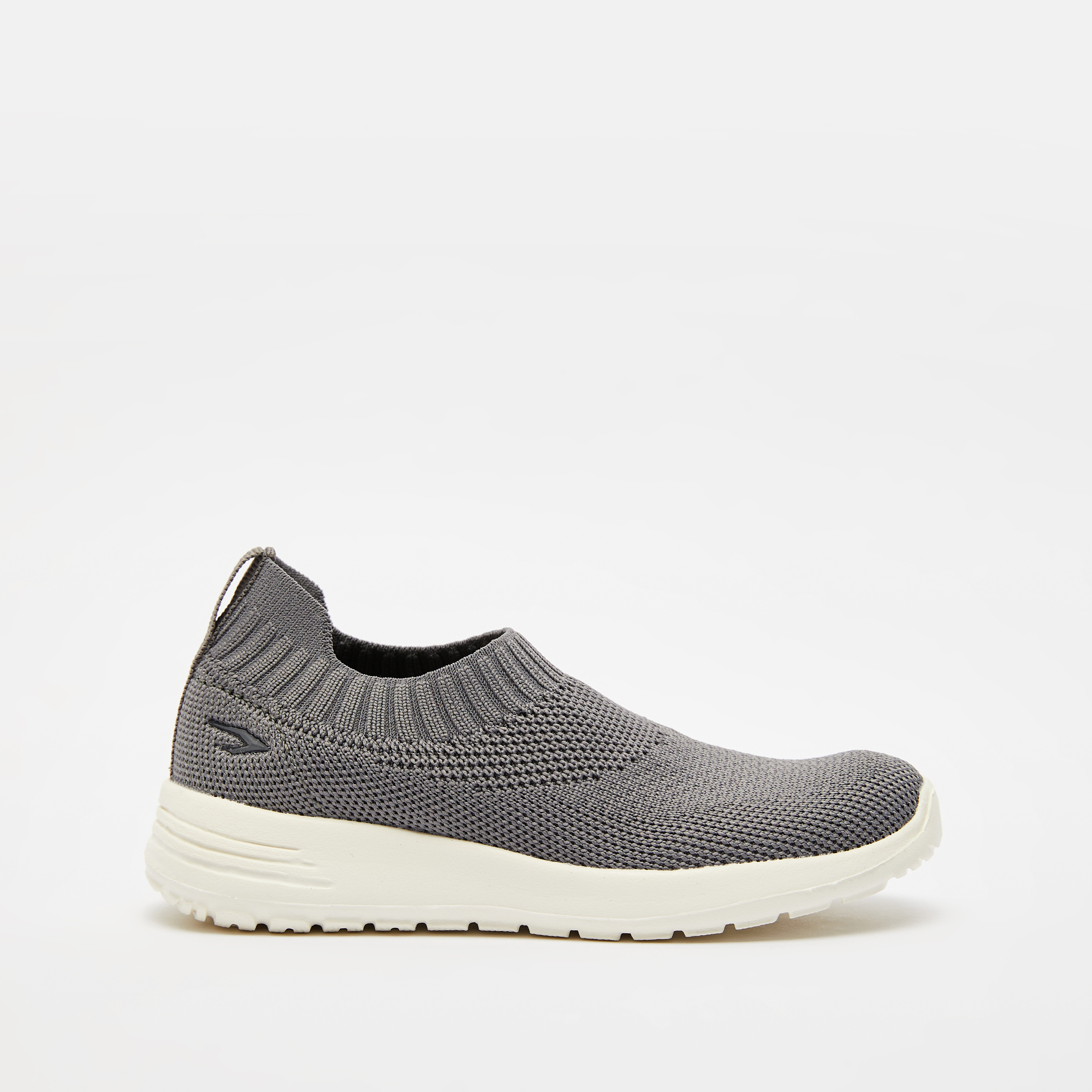 Dash Textured Slip-On Walking Shoes-baby-boys-shoes-closedshoes-image-1