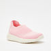 Dash Textured Slip-On Walking Shoes-Baby Girl%27s Shoes-thumbnail-1