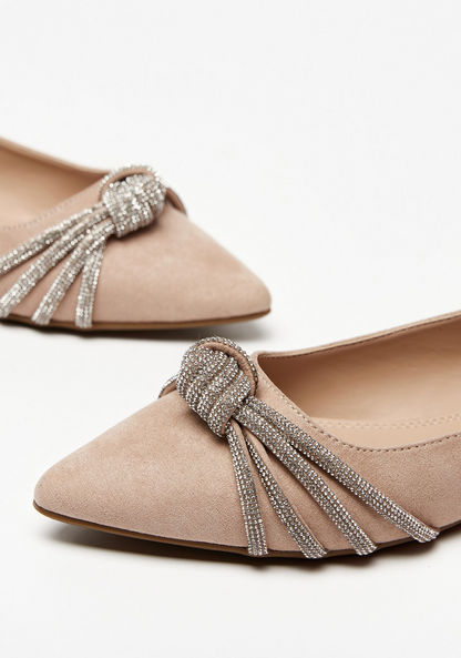 Celeste Women's Heat-Sealed Embellished Ballerina Shoes