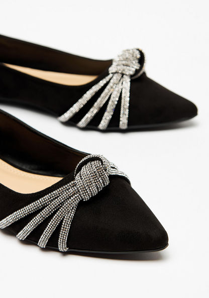 Celeste Women's Heat-Sealed Embellished Ballerina Shoes