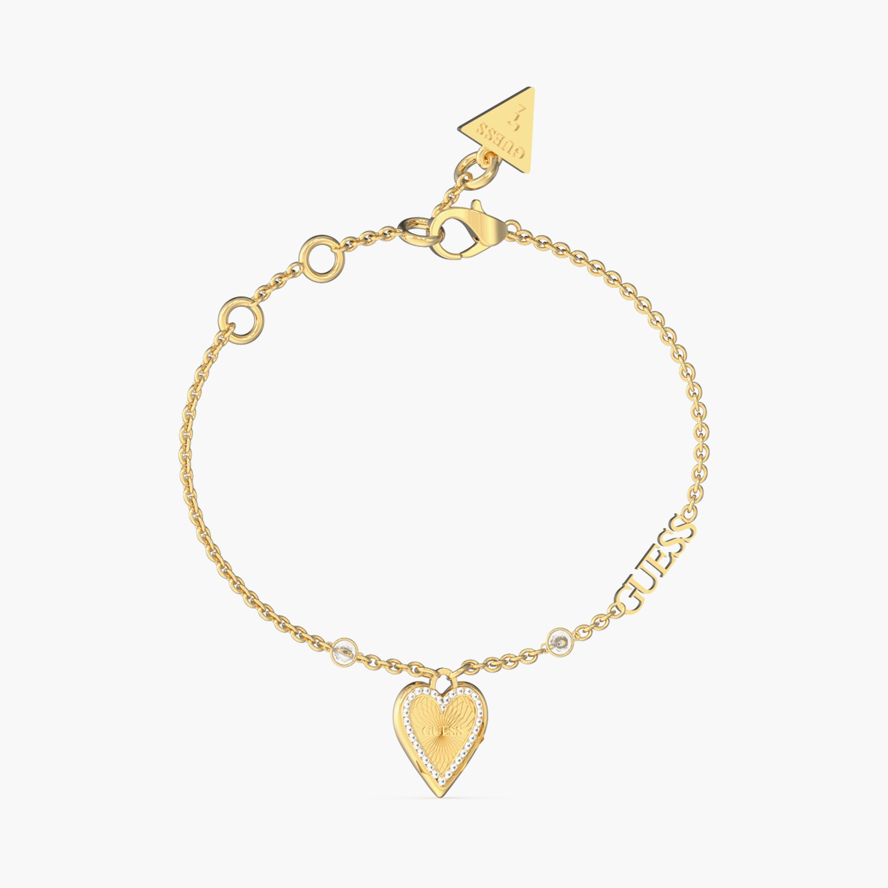 سوار ذو لاف مي تيندر سينجل هارت من جيس | JUBB03242JW-women-watchesandjewellery-jewellery-banglesandbracelets-image-1