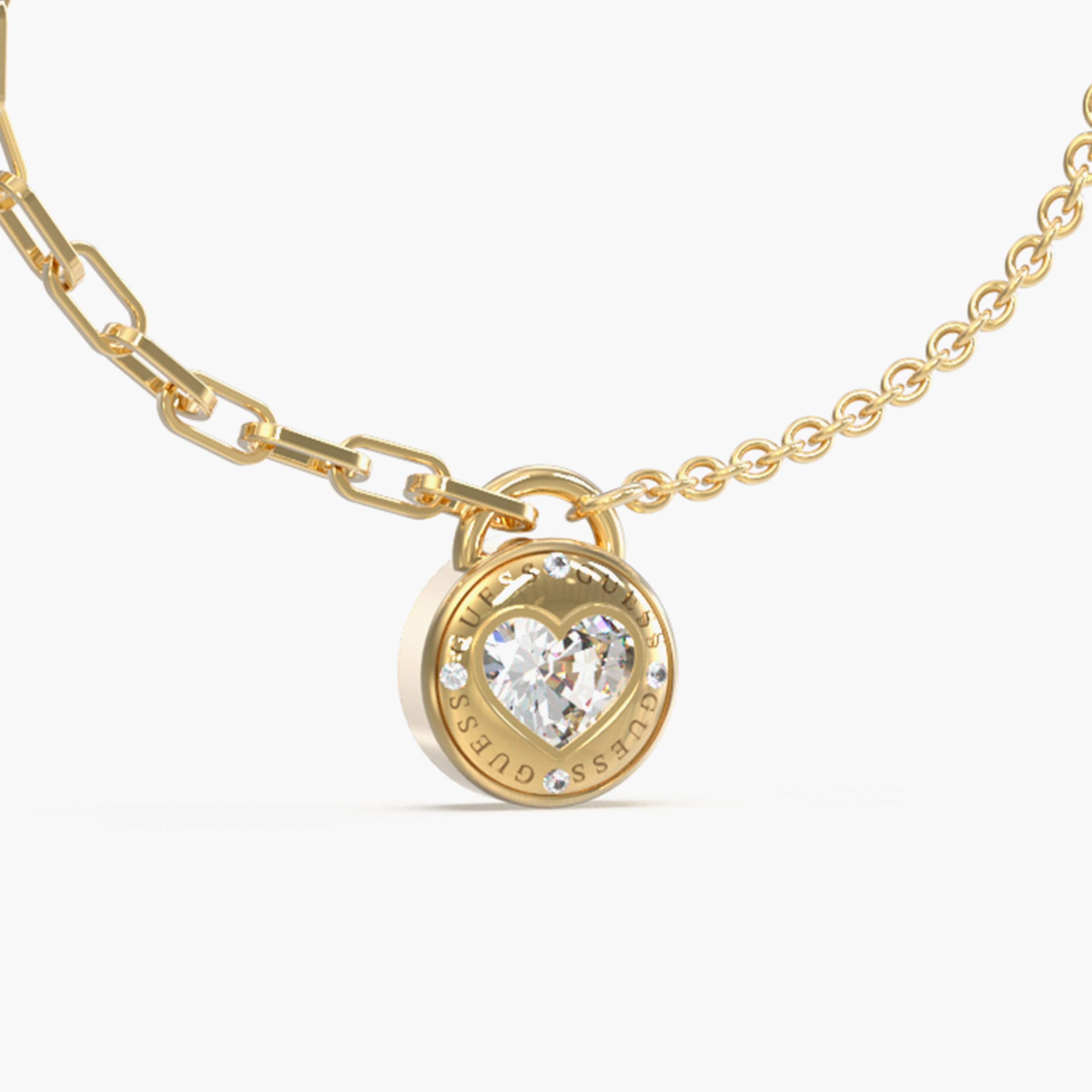 Guess Rolling Hearts Bracelet | JUBB03353JW-women-watchesandjewellery-jewellery-banglesandbracelets-image-2
