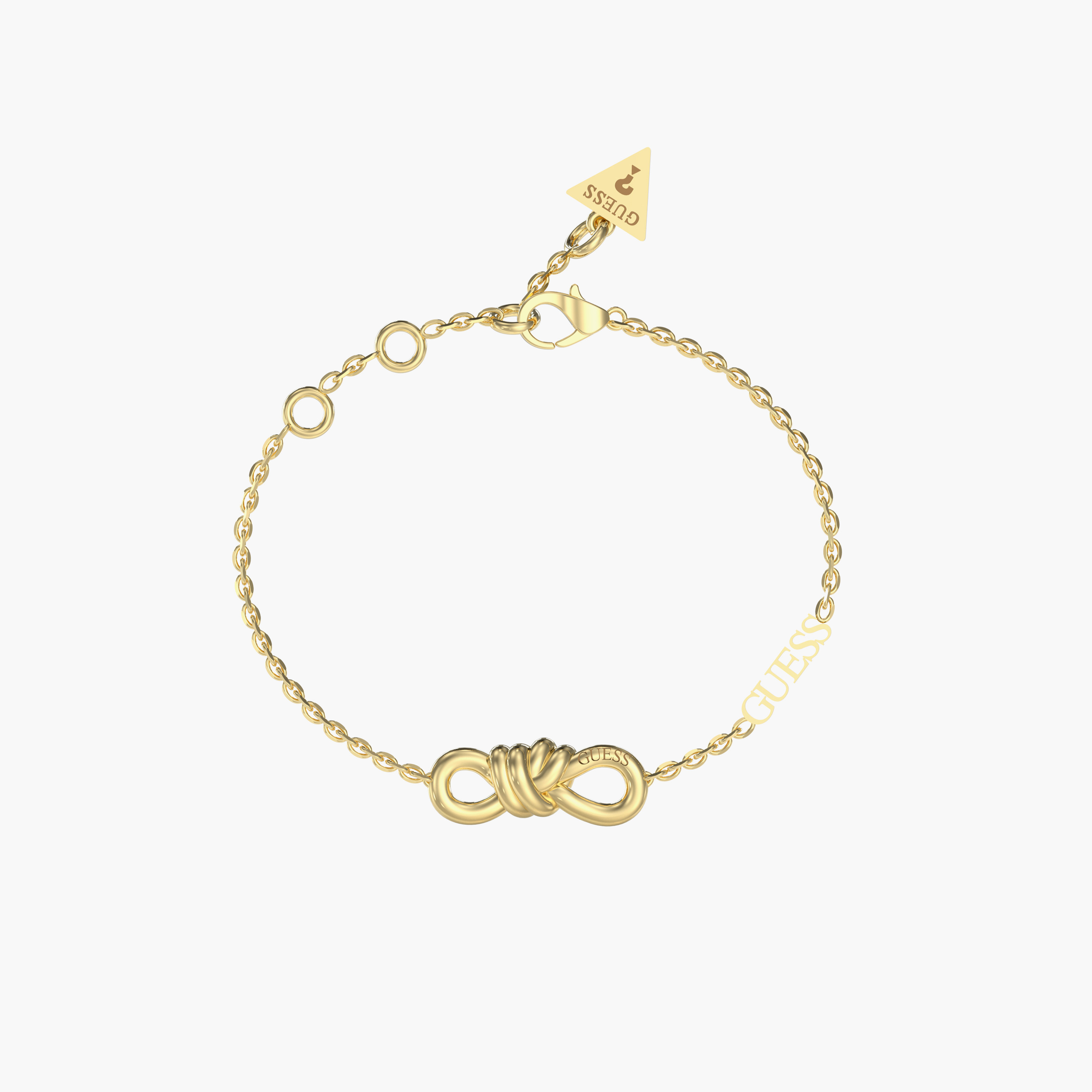 غيس- سوار نسائي ذهبي صغير بعقدة مركزية من الفولاذ-women-watchesandjewellery-jewellery-banglesandbracelets-image-1