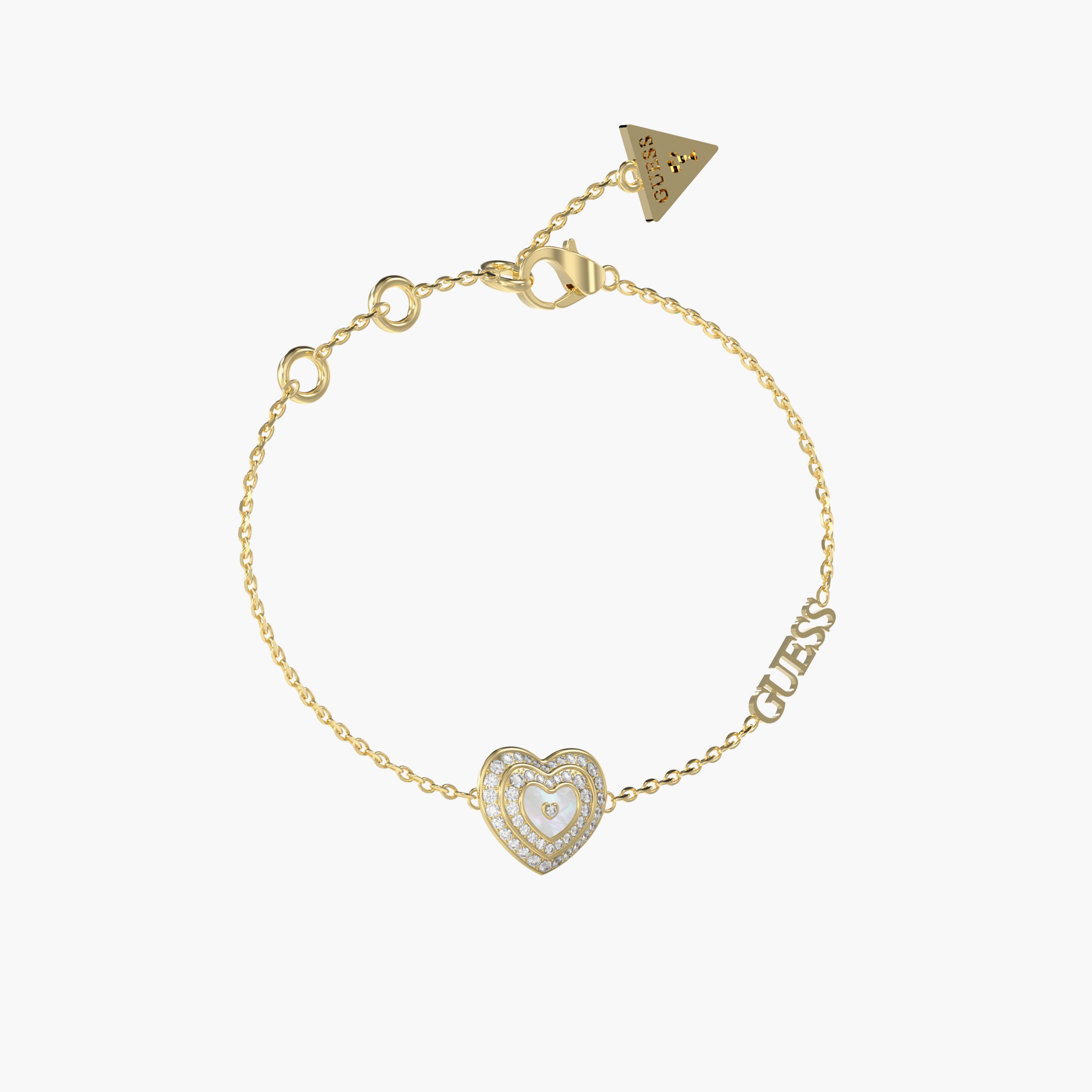 غيس- سوار نسائي من عرق اللؤلؤ - قلب صغير من الفولاذ-women-watchesandjewellery-jewellery-banglesandbracelets-image-1
