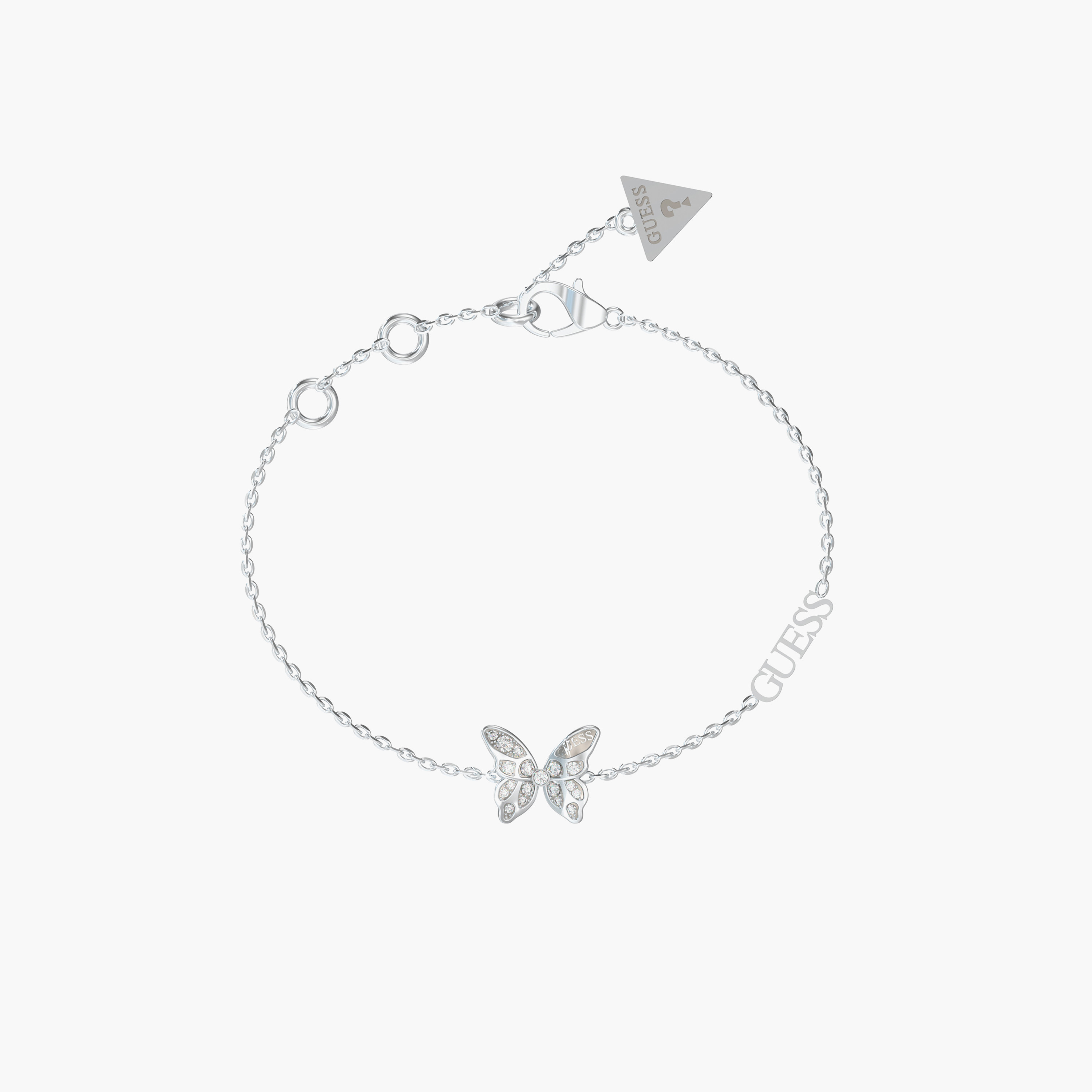 غيس- سوار نسائي فراشة مرصع من الفولاذ-women-watchesandjewellery-jewellery-banglesandbracelets-image-1