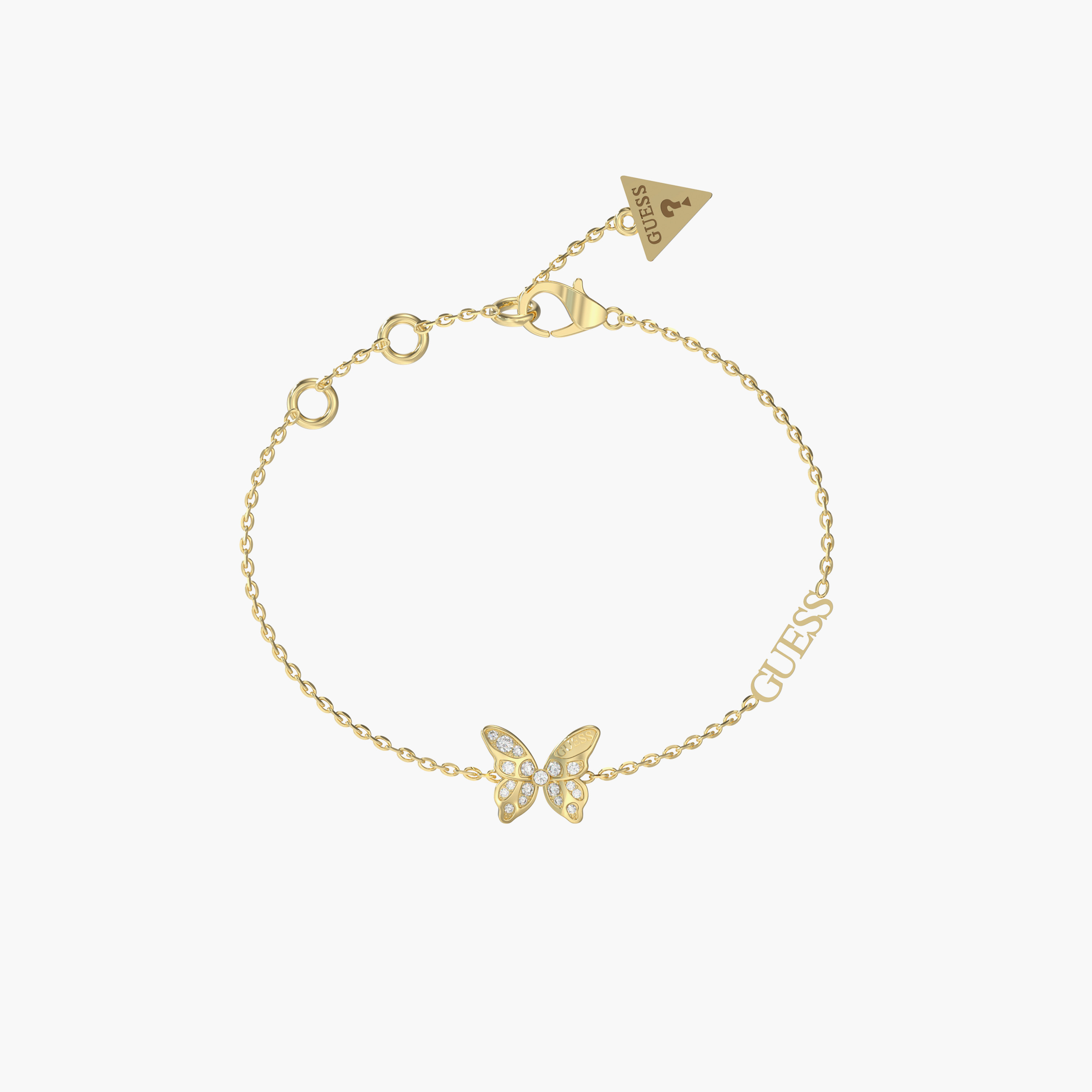 غيس- سوار نسائي ذهبي مرصع من الفولاذ-women-watchesandjewellery-jewellery-banglesandbracelets-image-1