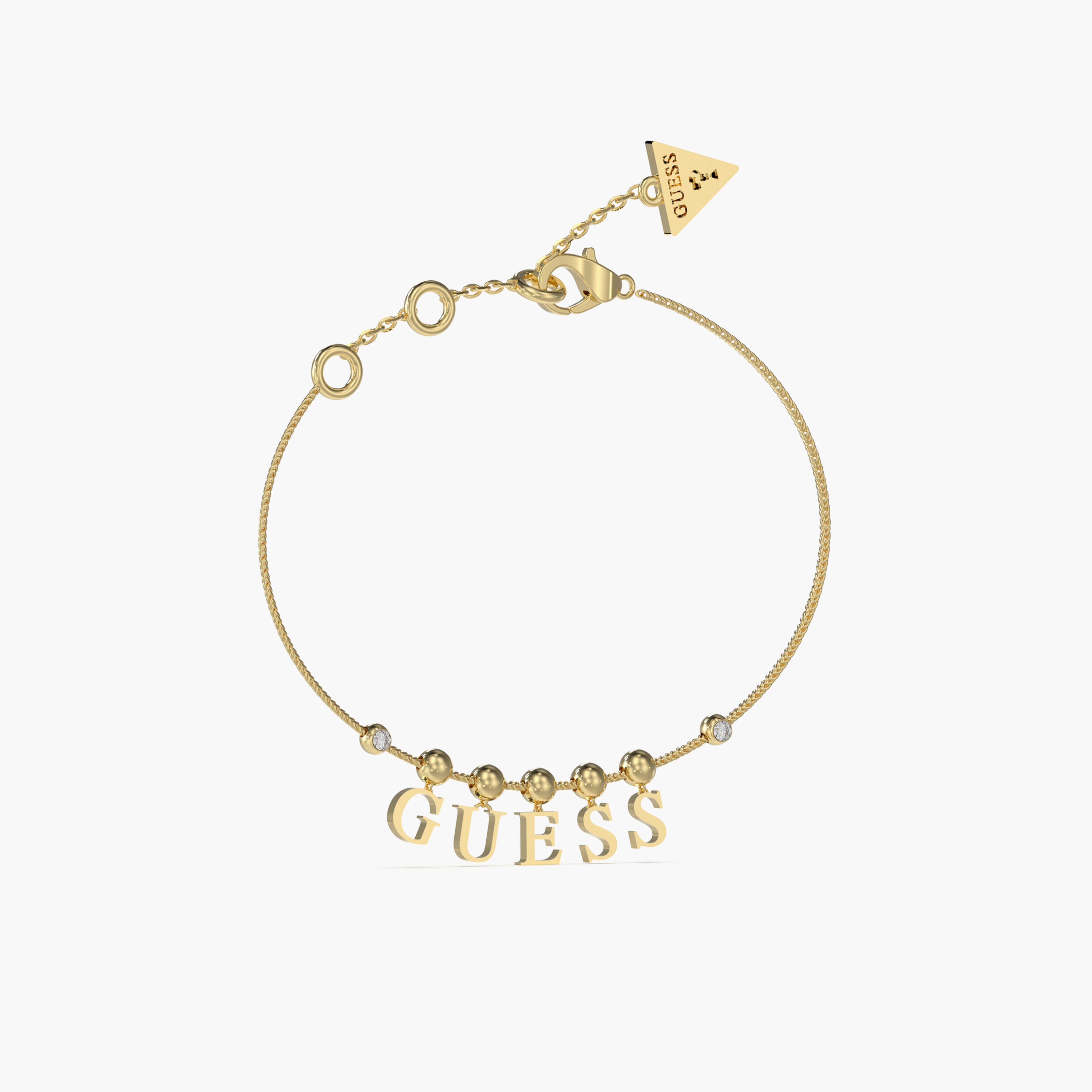 غيس- سوار نسائي تعليقة ذهبية من الفولاذ-women-watchesandjewellery-jewellery-banglesandbracelets-image-1