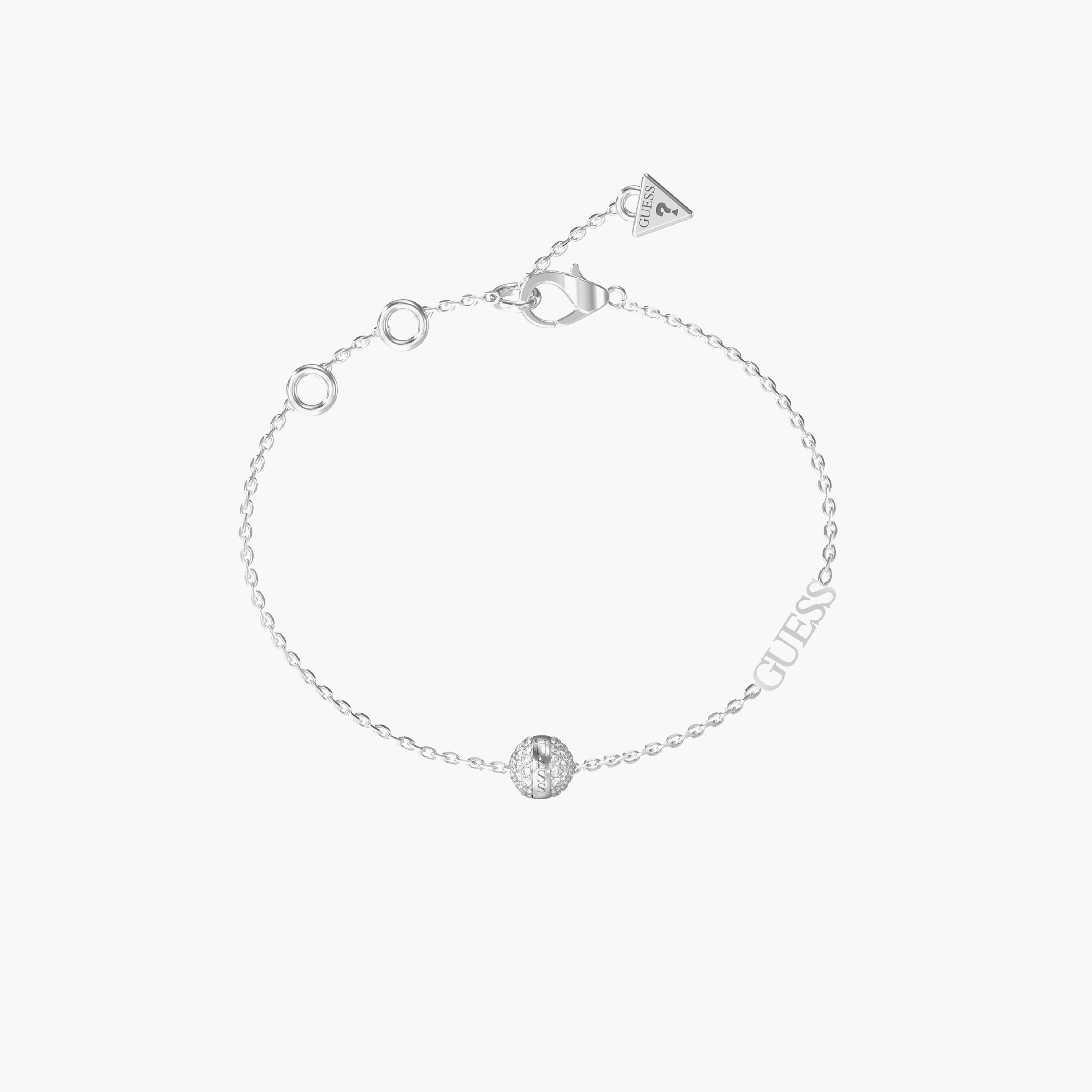 غيس- سوار نسائي من حبات الكريستال 7 مم من الفولاذ-women-watchesandjewellery-jewellery-banglesandbracelets-image-1