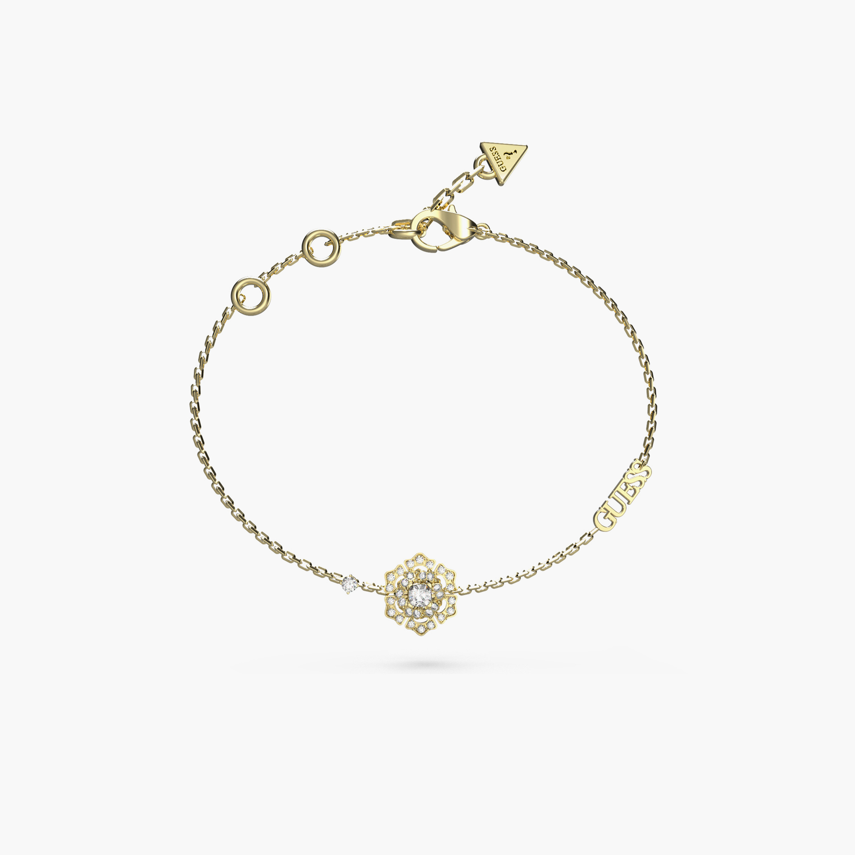 غيس- سوار نسائي كريستال بيوني ذهبي من الفولاذ-women-watchesandjewellery-jewellery-banglesandbracelets-image-1