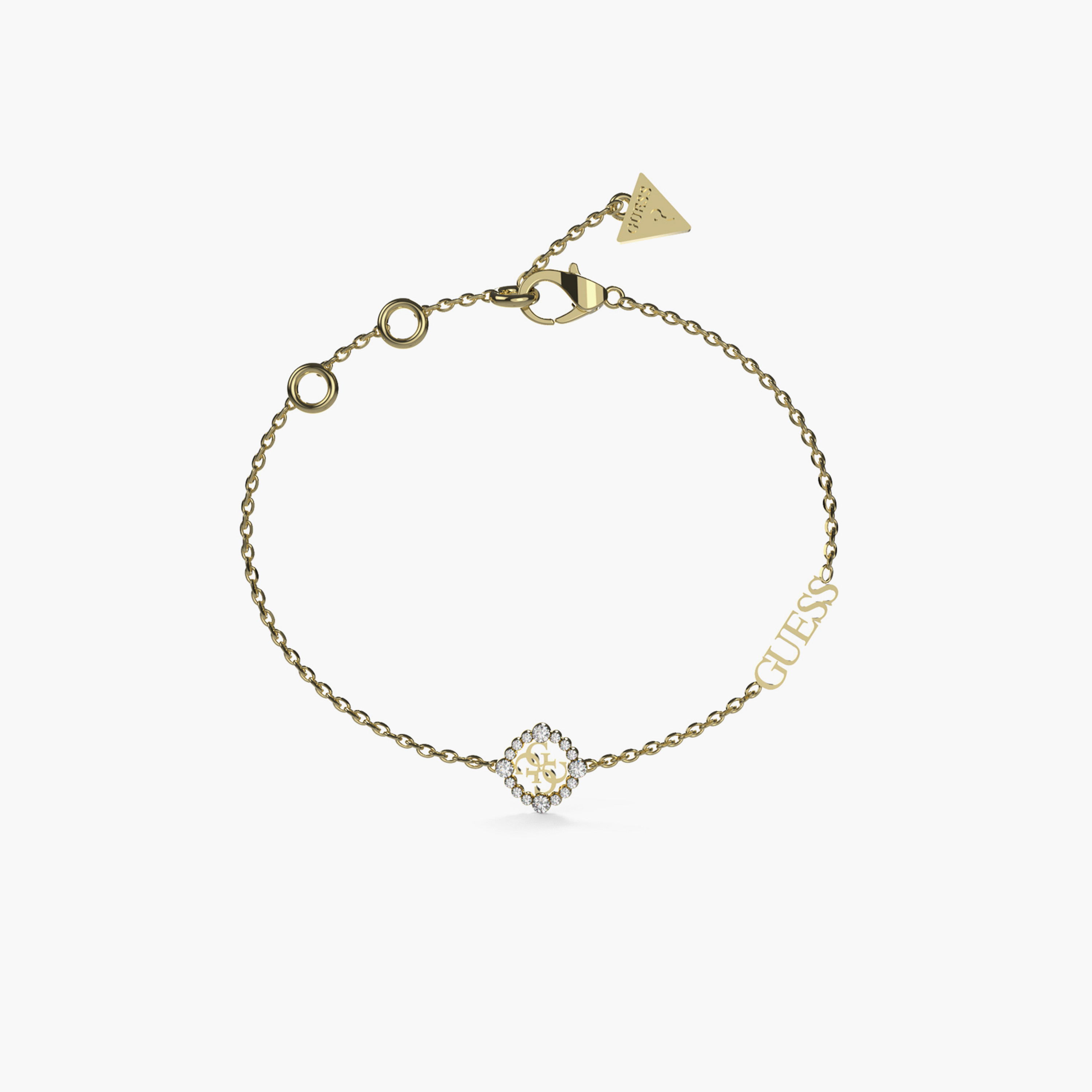 غيس- سوار نسائي من الفولاذ الذهبي الوردي بحزام من الكريستال 4غ مزدوج الجوانب-women-watchesandjewellery-jewellery-banglesandbracelets-image-1