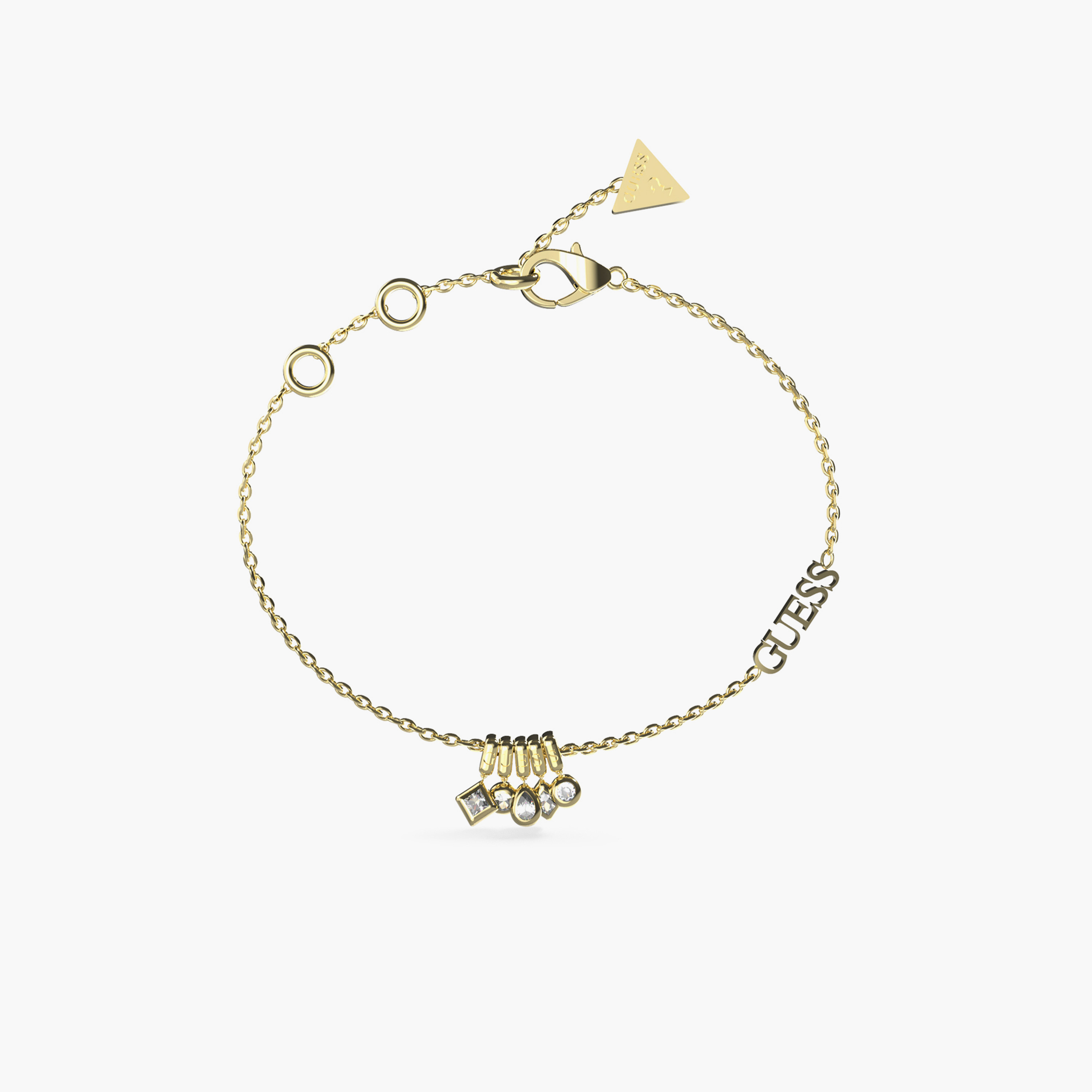 غيس- سوار نسائي من الفولاذ - خرز ذهبي متعدد-women-watchesandjewellery-jewellery-banglesandbracelets-image-1