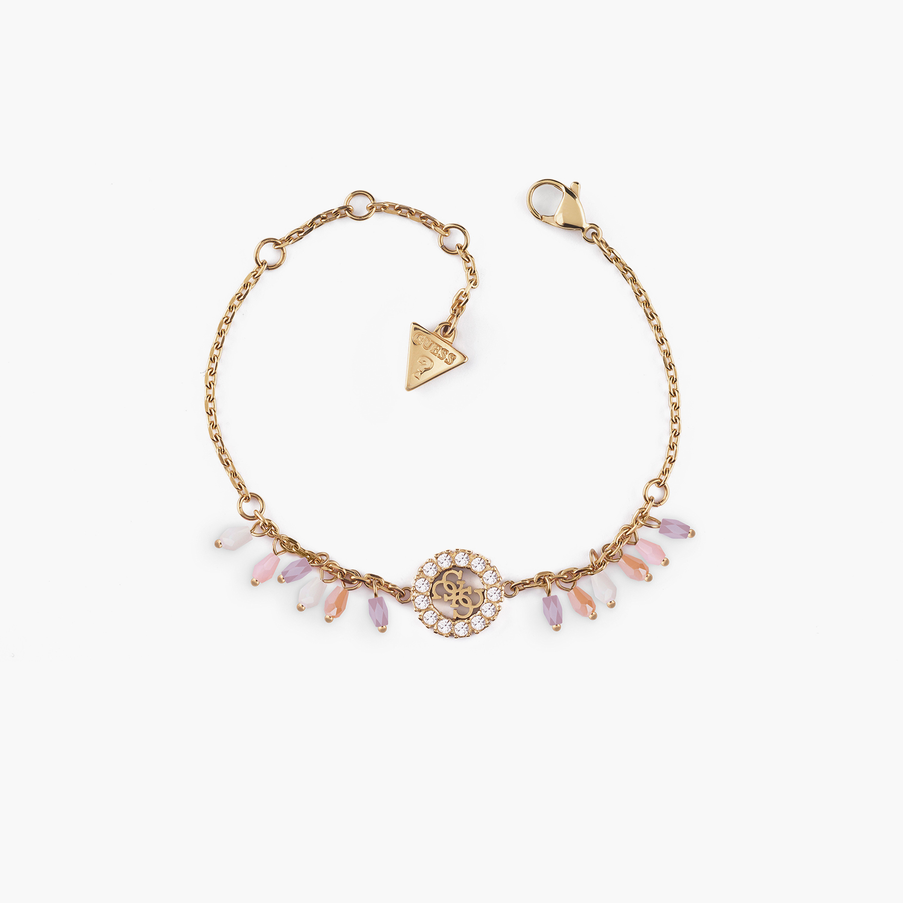 Guess Women's 4G Cz Pearls Bracelet Steel-women-watchesandjewellery-jewellery-banglesandbracelets-image-1