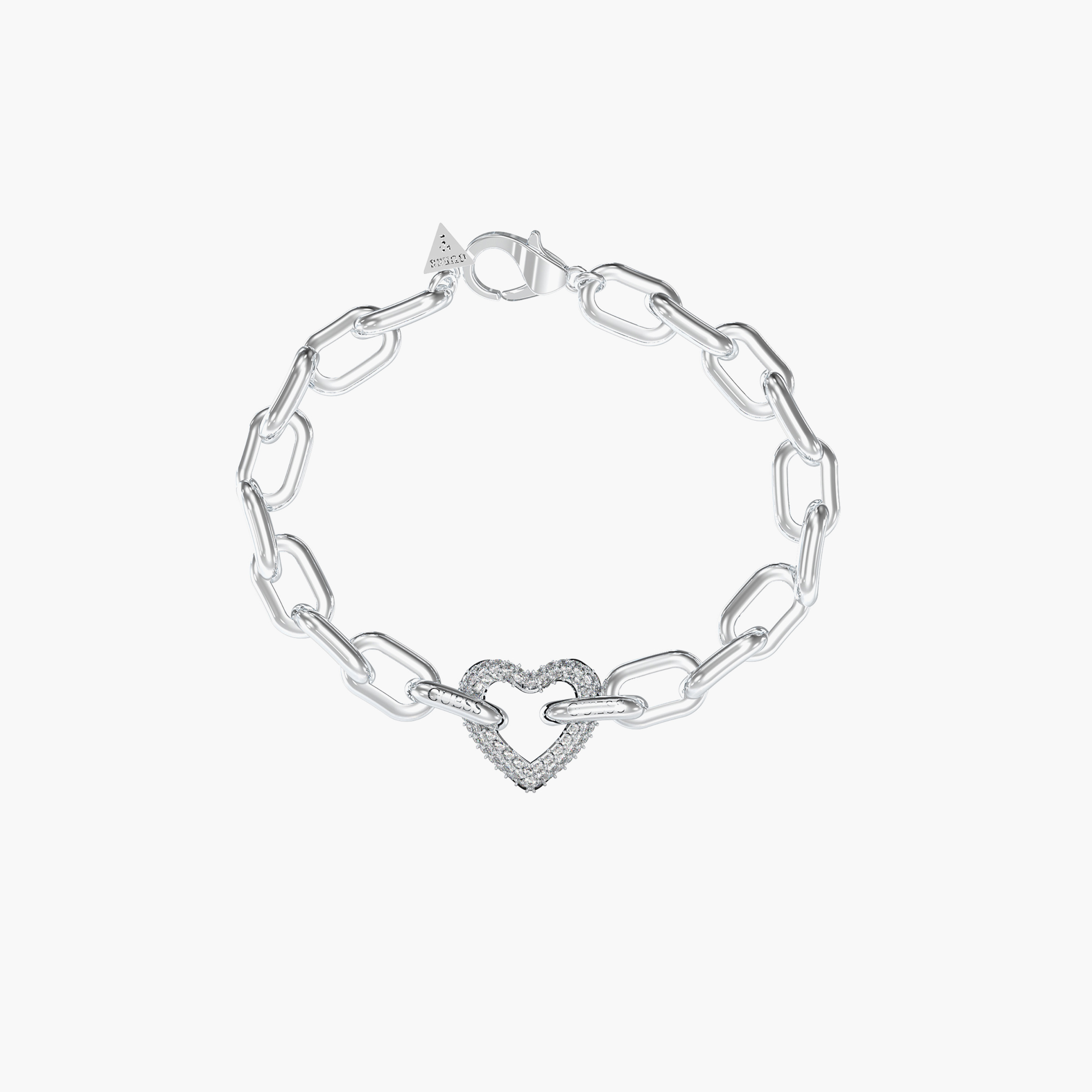 غيس- سوار نسائي من الفولاذ - سلسلة من القلب مقاس 18 مم-women-watchesandjewellery-jewellery-banglesandbracelets-image-1