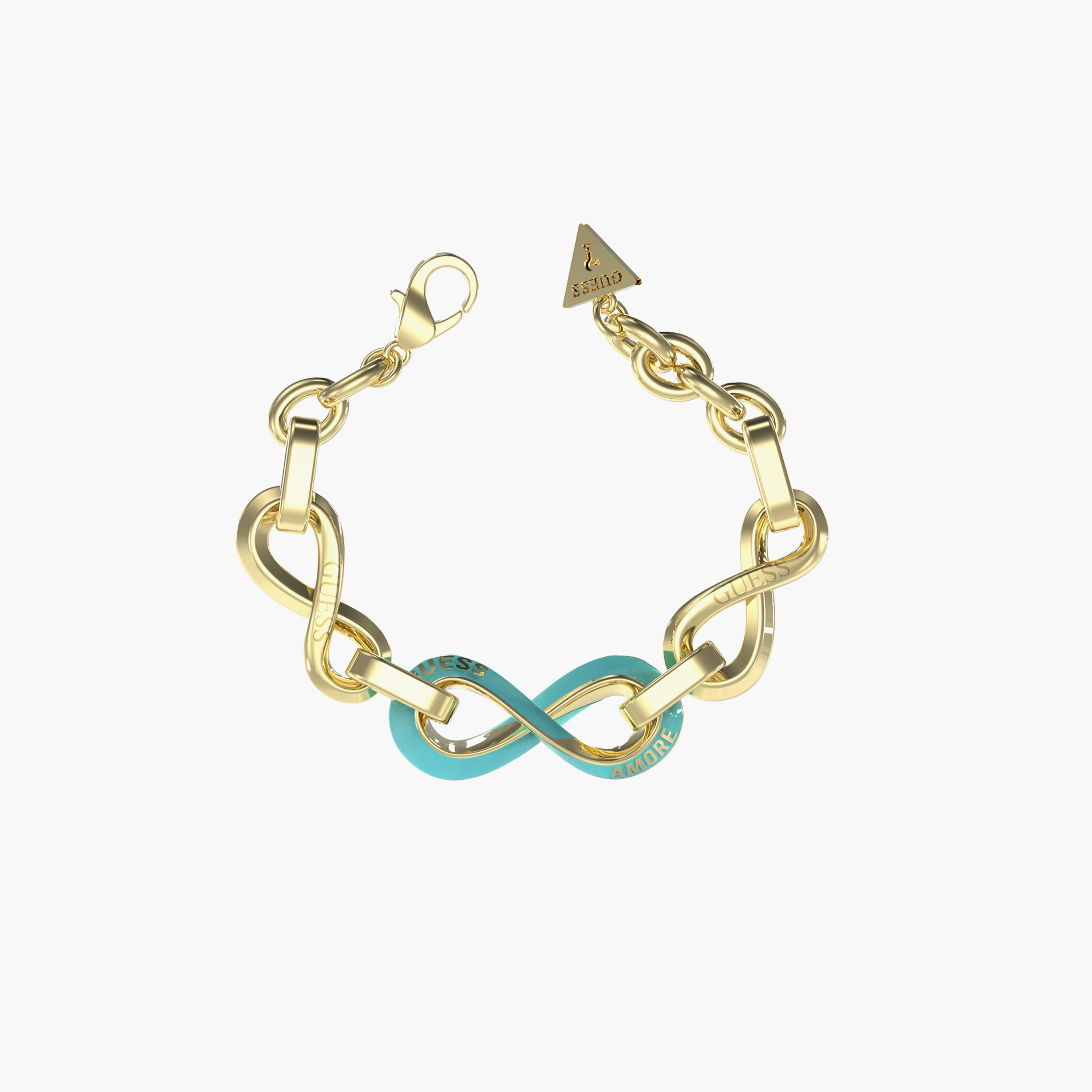 غيس- سوار نسائي من الفولاذ الذهبي مرصع - أسد مقاس 35 ملم-women-watchesandjewellery-jewellery-banglesandbracelets-image-1