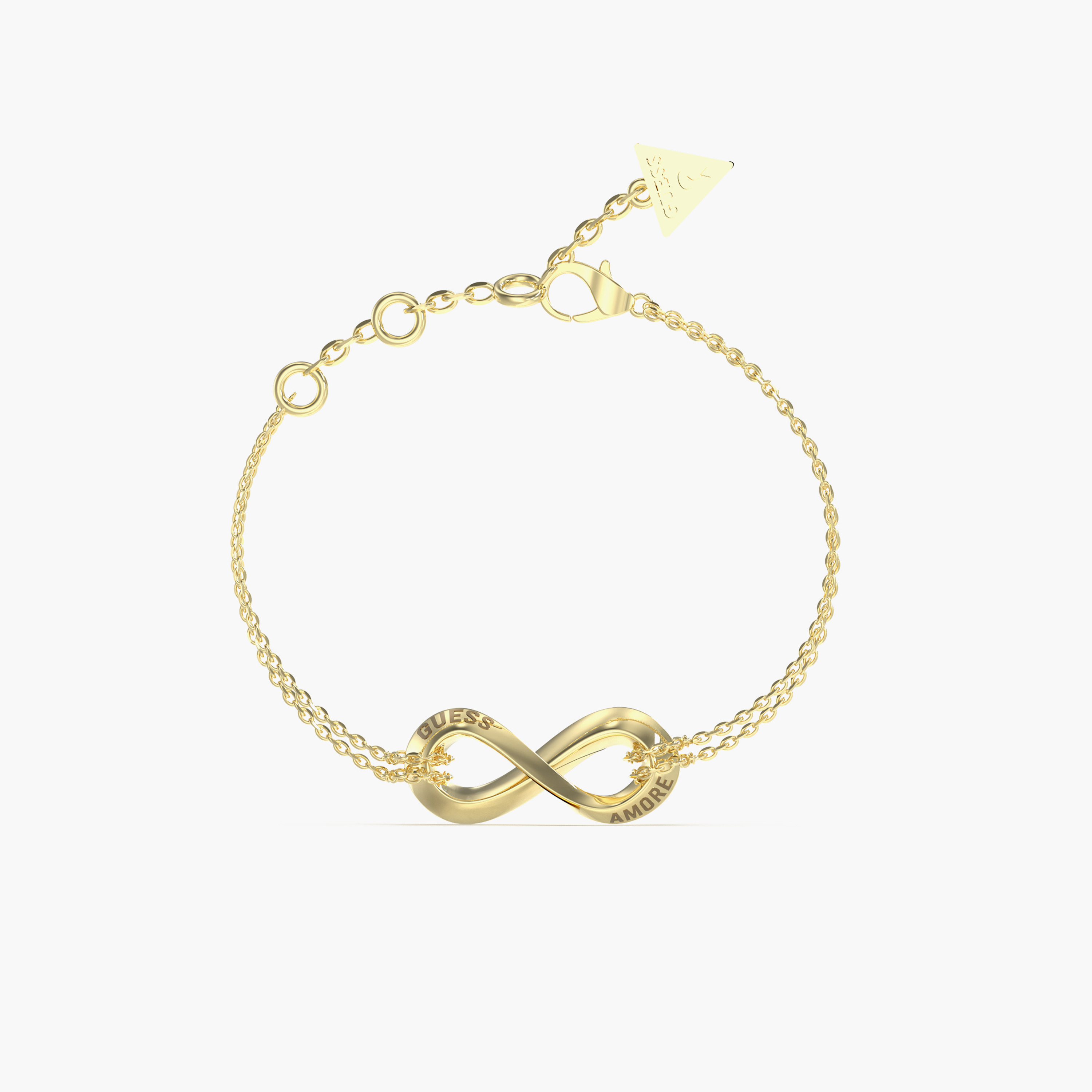 غيس- سوار نسائي من الفولاذ الذهبي مرصع - أسد مقاس 28 ملم-women-watchesandjewellery-jewellery-banglesandbracelets-image-1