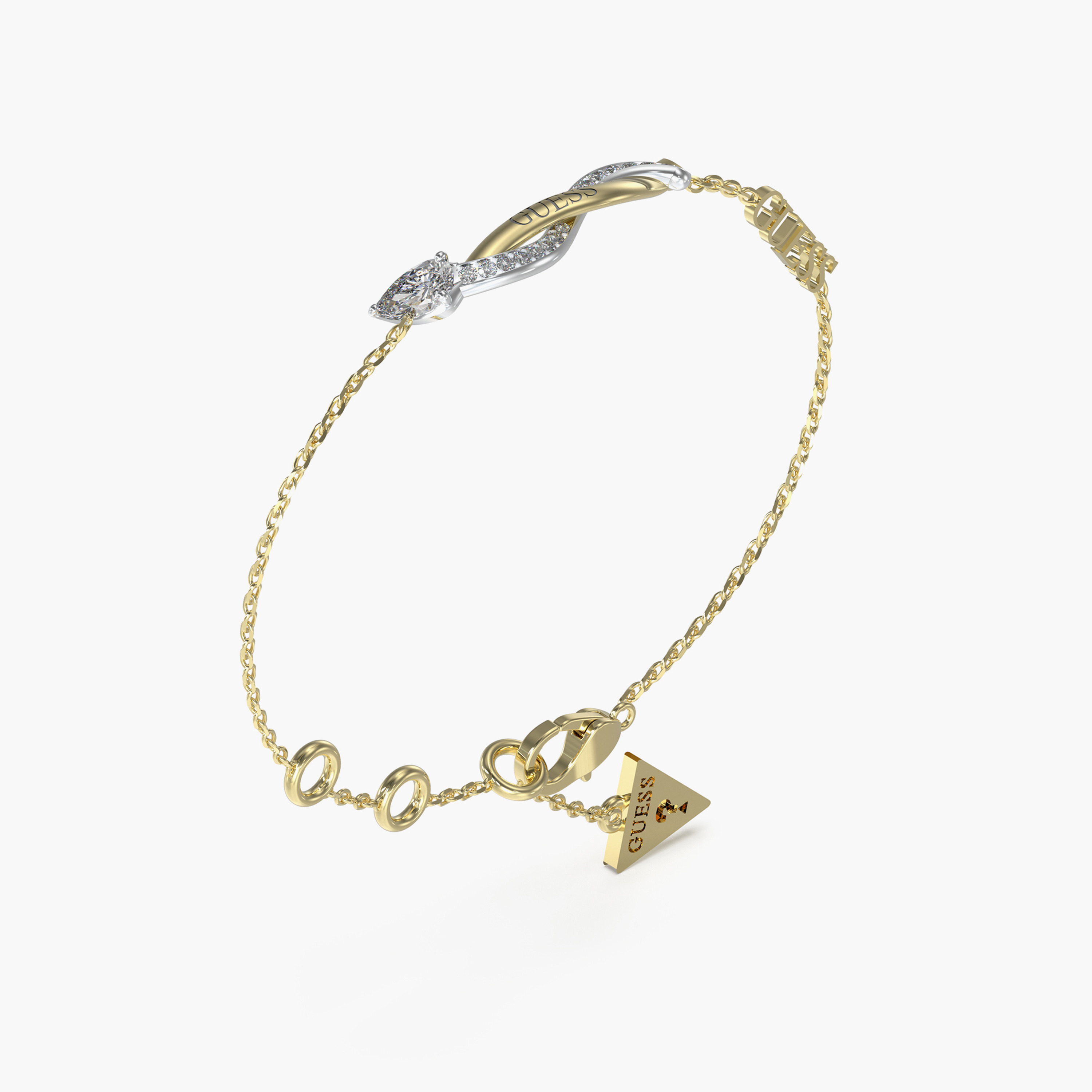 غيس- سوار نسائي ملتوي من الفولاذ-women-watchesandjewellery-jewellery-banglesandbracelets-image-1