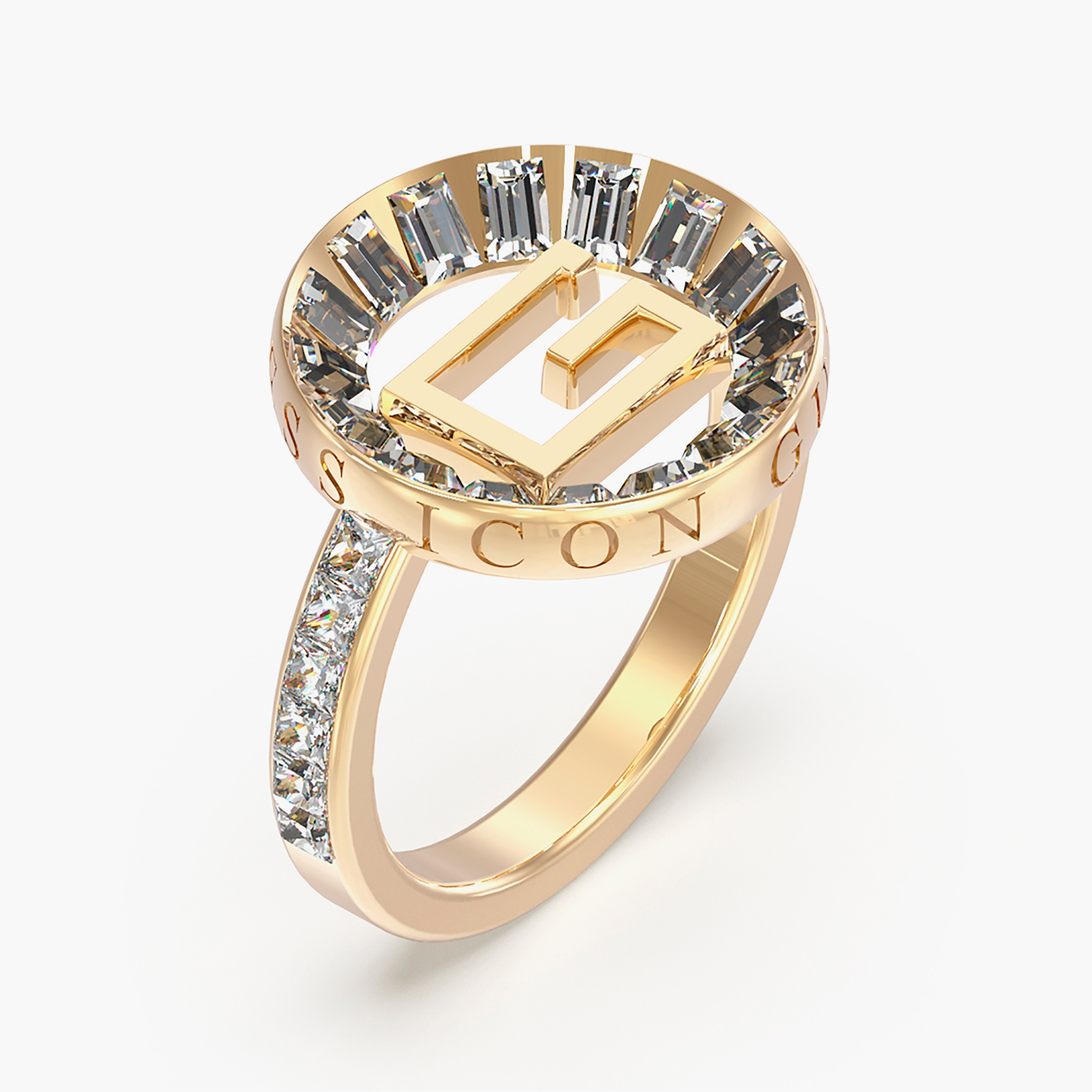 Guess Icon Ring | JUBR03013JW-women-watchesandjewellery-jewellery-rings-image-1