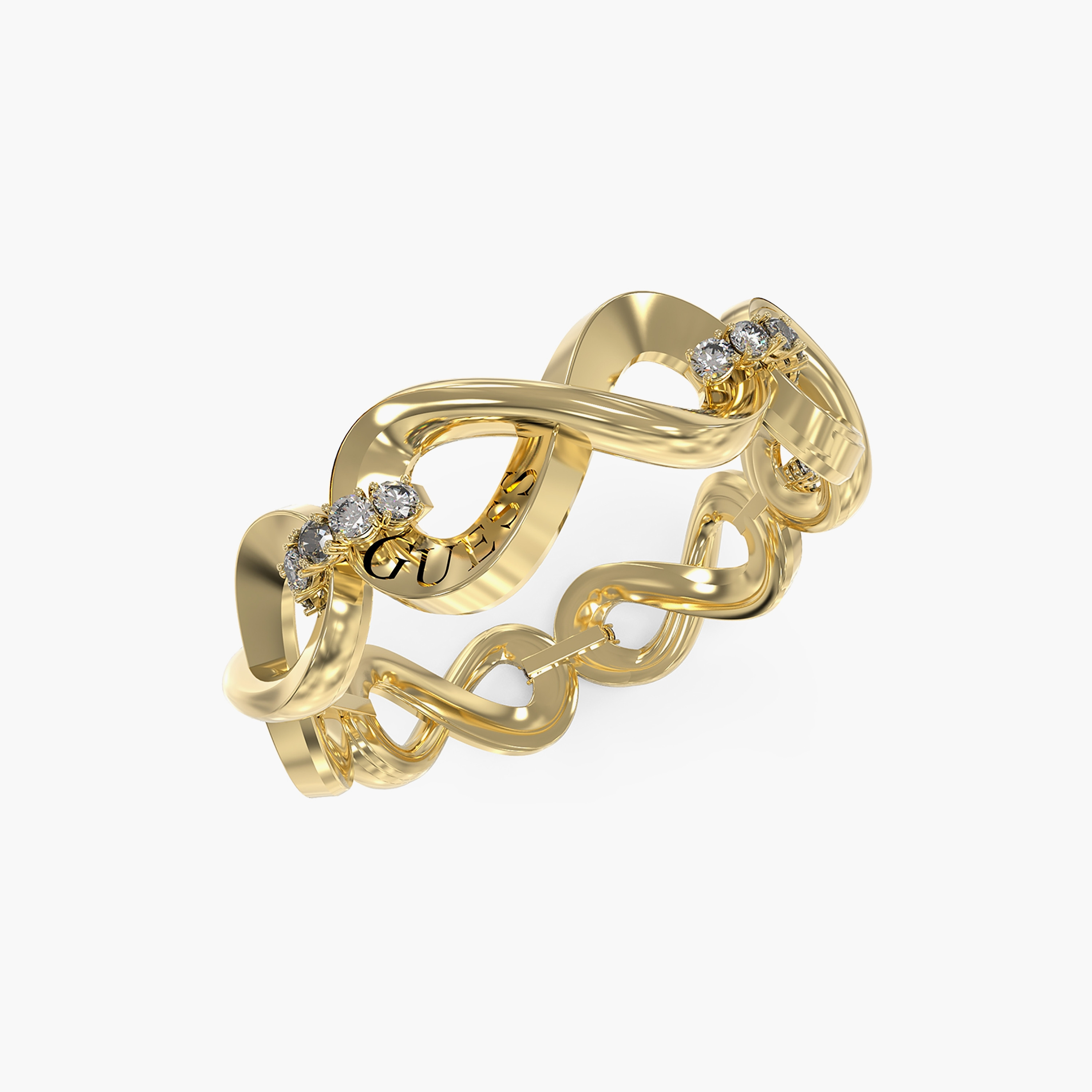 Guess Endless Dream Ring | JUBR03273JW-women-watchesandjewellery-jewellery-rings-image-1