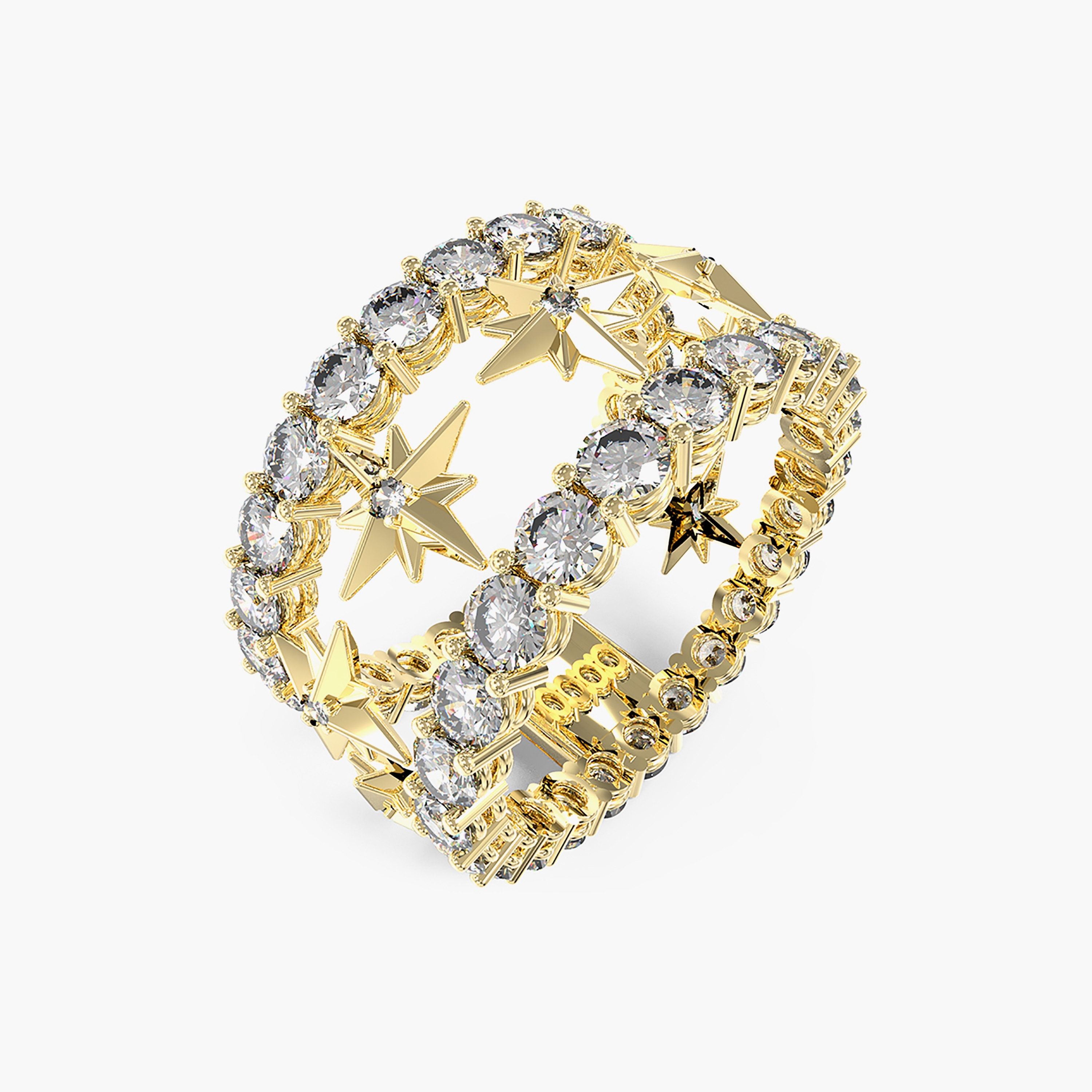 Guess In The Sky Ring | JUBR03320JW-women-watchesandjewellery-jewellery-rings-image-1