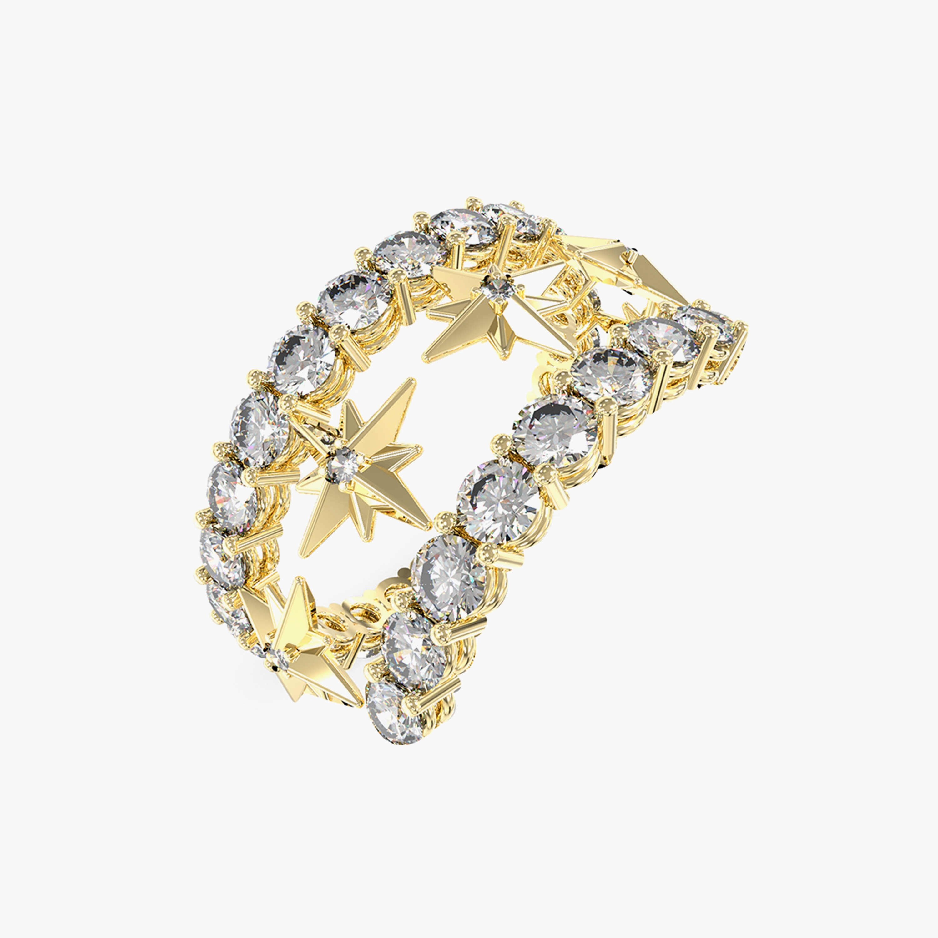 Guess In The Sky Ring | JUBR03320JW-women-watchesandjewellery-jewellery-rings-image-2