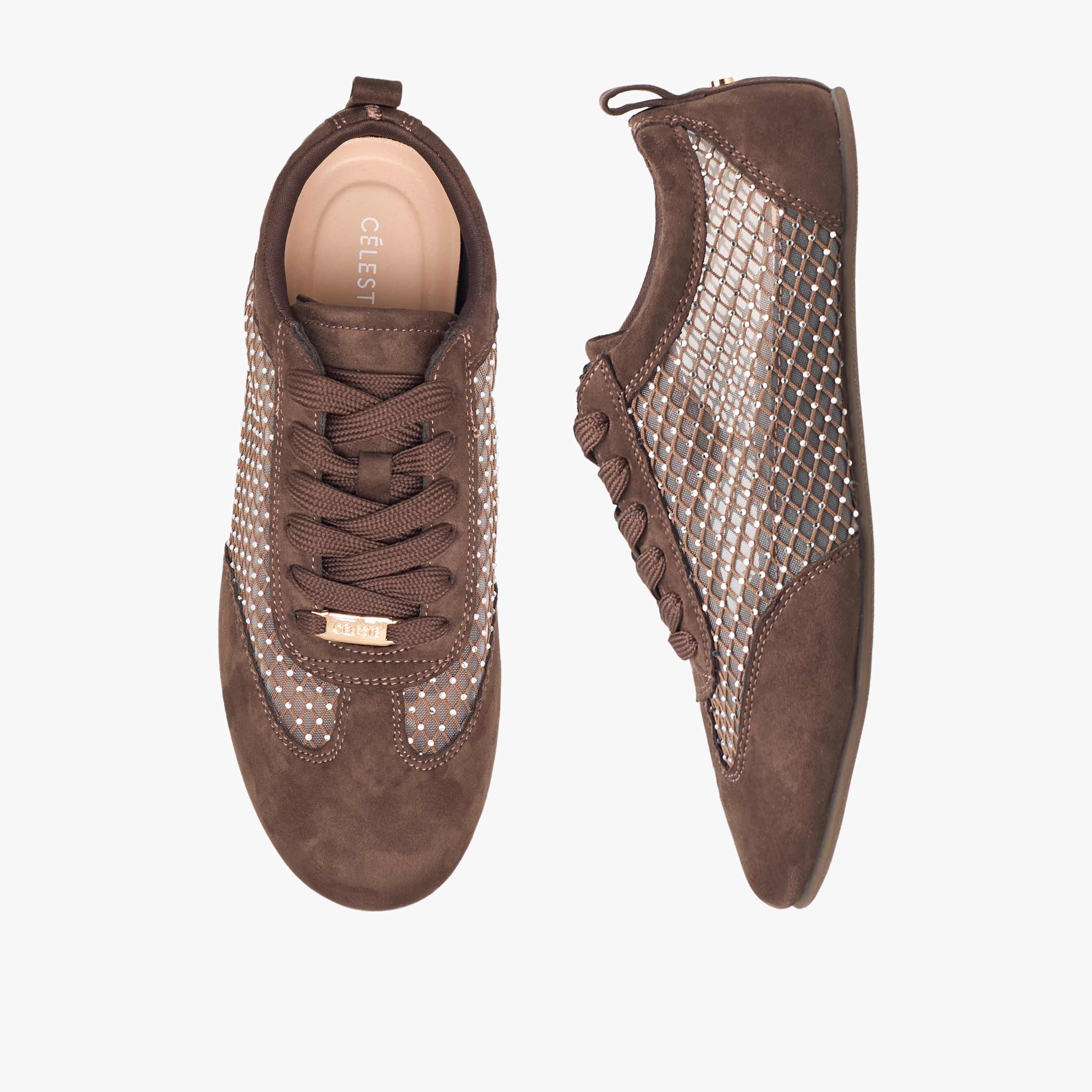 حذاء سنيكرز بتفاصيل شبكية ورباط إغلاق للنساء من سيليست-women-shoes-sneakers-image-1