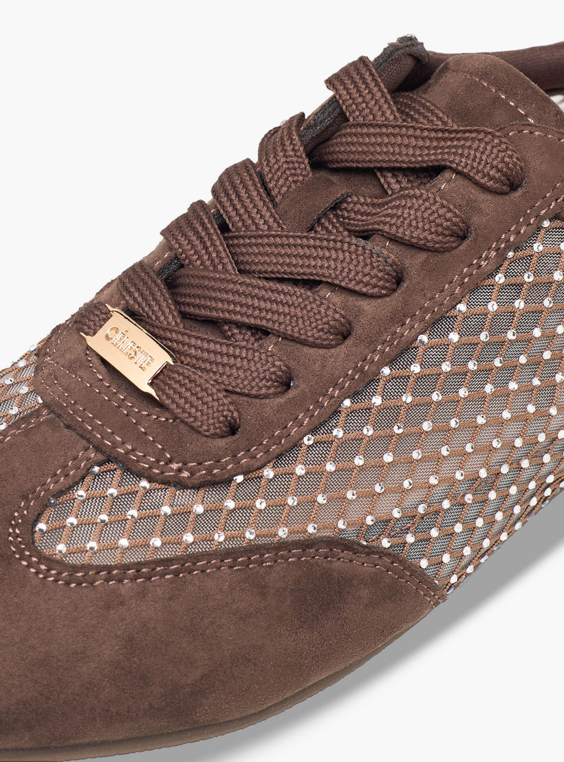 حذاء سنيكرز بتفاصيل شبكية ورباط إغلاق للنساء من سيليست-women-shoes-sneakers-image-4