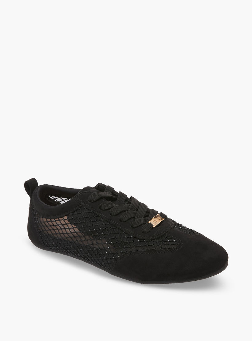 حذاء سنيكرز بتفاصيل شبكية ورباط إغلاق للنساء من سيليست-women-shoes-sneakers-image-2