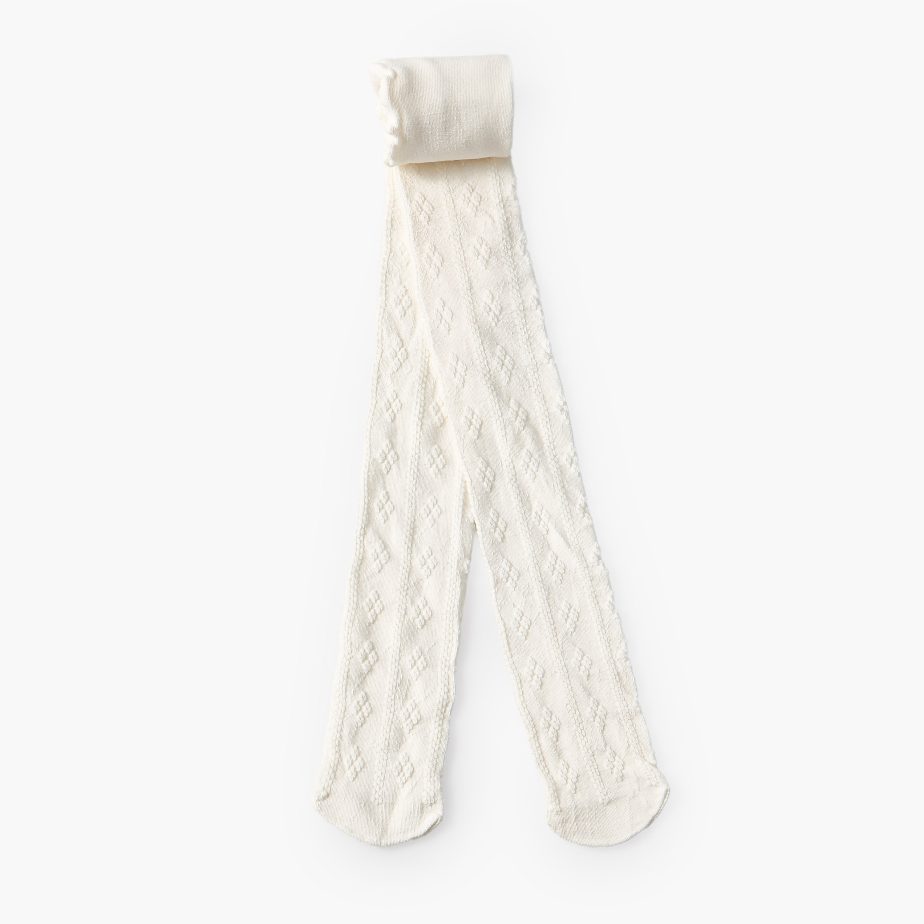 Pack of 2 Celeste Girls Tights with Textured Design-girls-accessories-socks-image-4