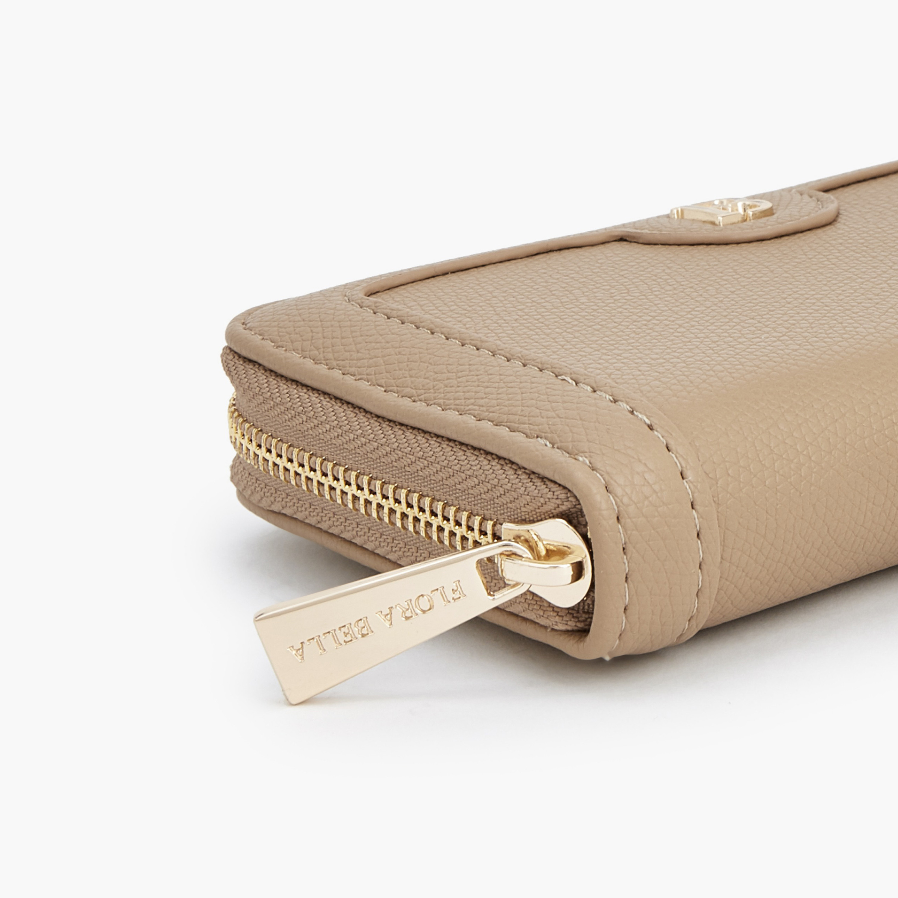 محفظة بارزة الملمس بسحاب إغلاق من فلورا بيلا-women-bagsandwallets-wallets-image-4