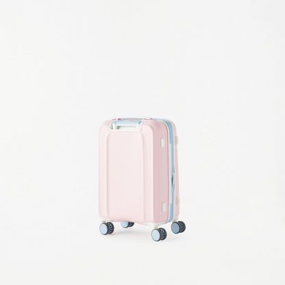 IT Textured Hardcase Trolley Bag with Retractable Handle - 20 inches-Luggage-image-3