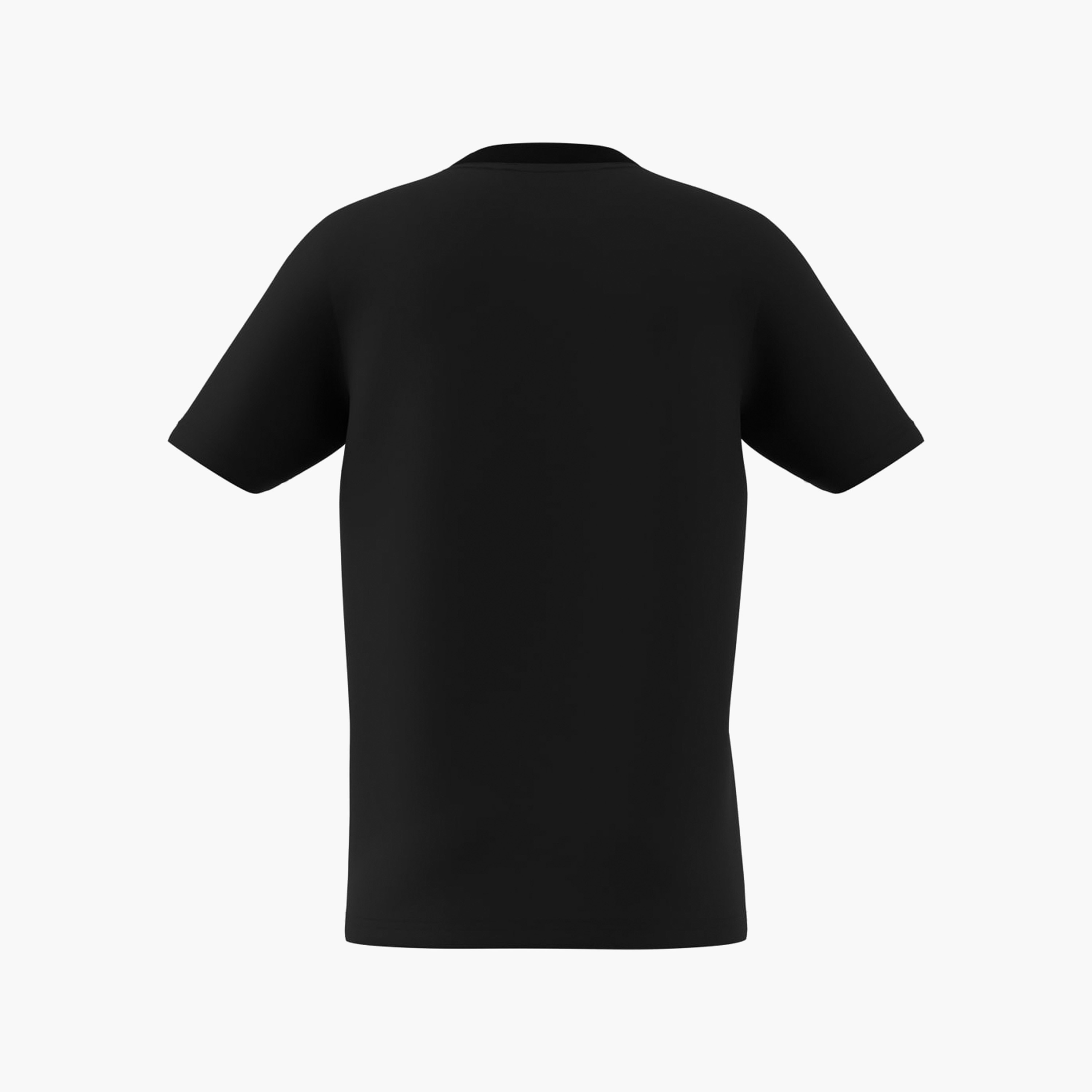 adidas Boys Crew Neck T-shirt with Logo Print - Cotton - Short Sleeves-sports-boys-clothing-tops-image-13