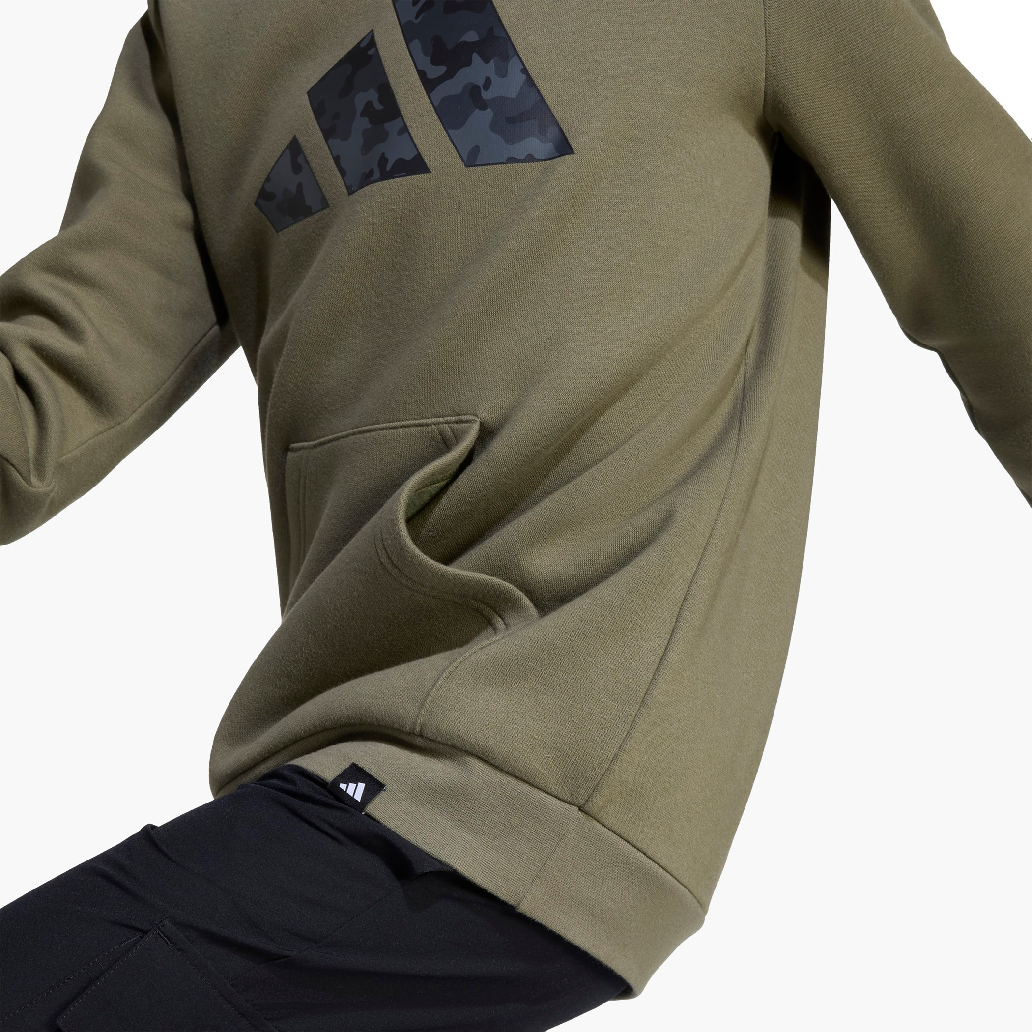 adidas Boys Hooded Neck Sweatshirt with Kangaroo Pocket - Long Sleeves-sports-boys-clothing-tops-image-5