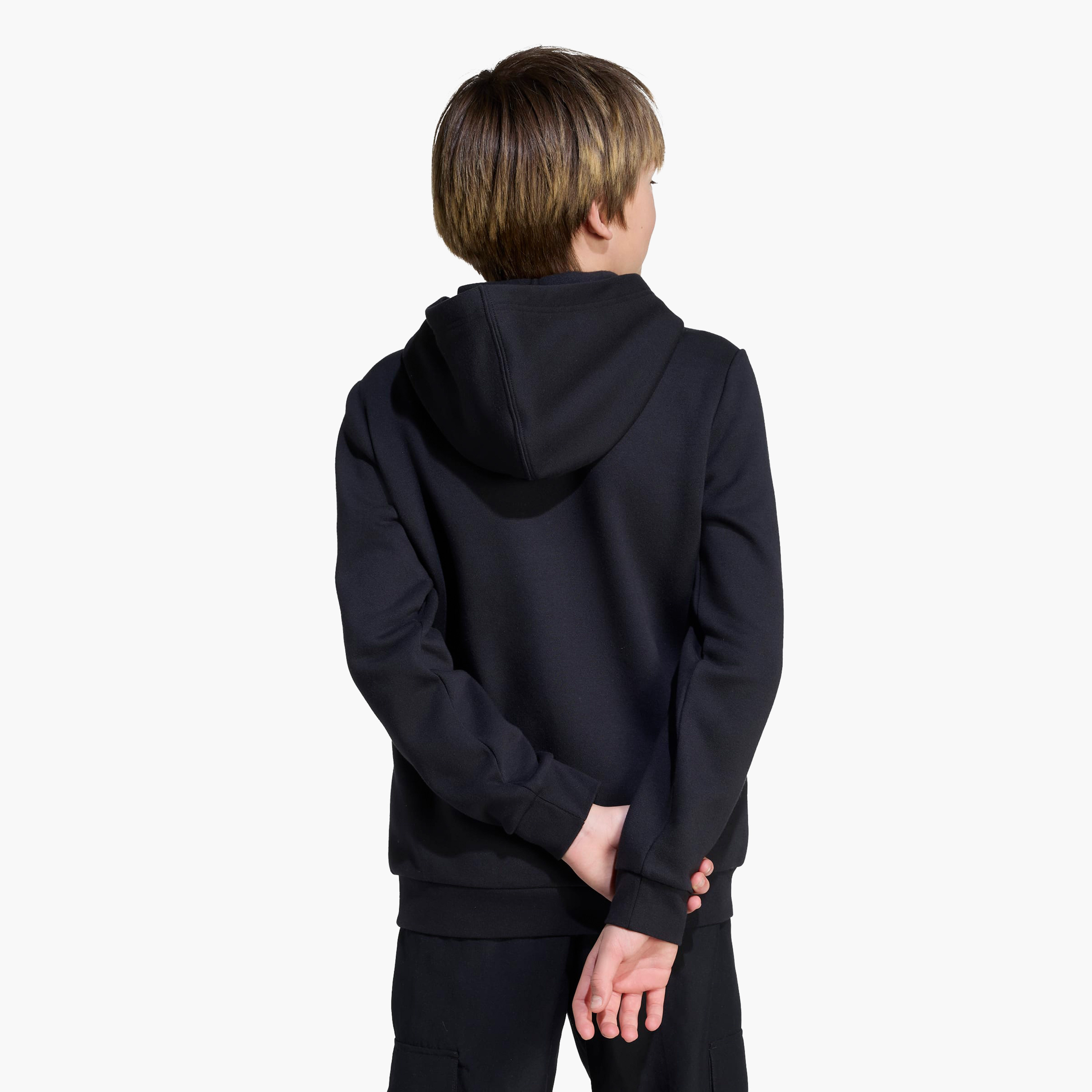 adidas Boys Hooded Neck Sweatshirt with Kangaroo Pocket - Long Sleeves-boys-clothing-sweatshirts-image-2