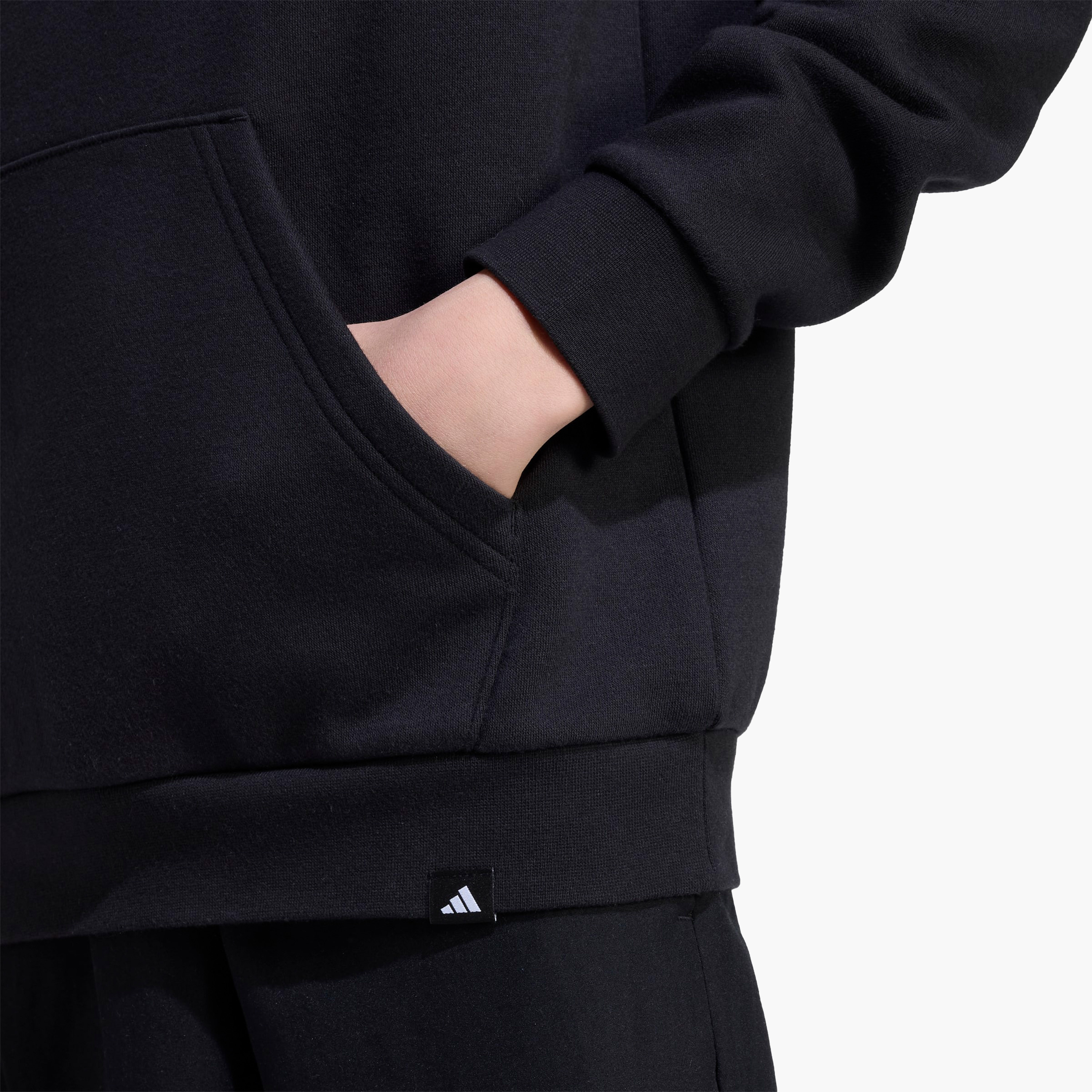 adidas Boys Hooded Neck Sweatshirt with Kangaroo Pocket - Long Sleeves-boys-clothing-sweatshirts-image-5