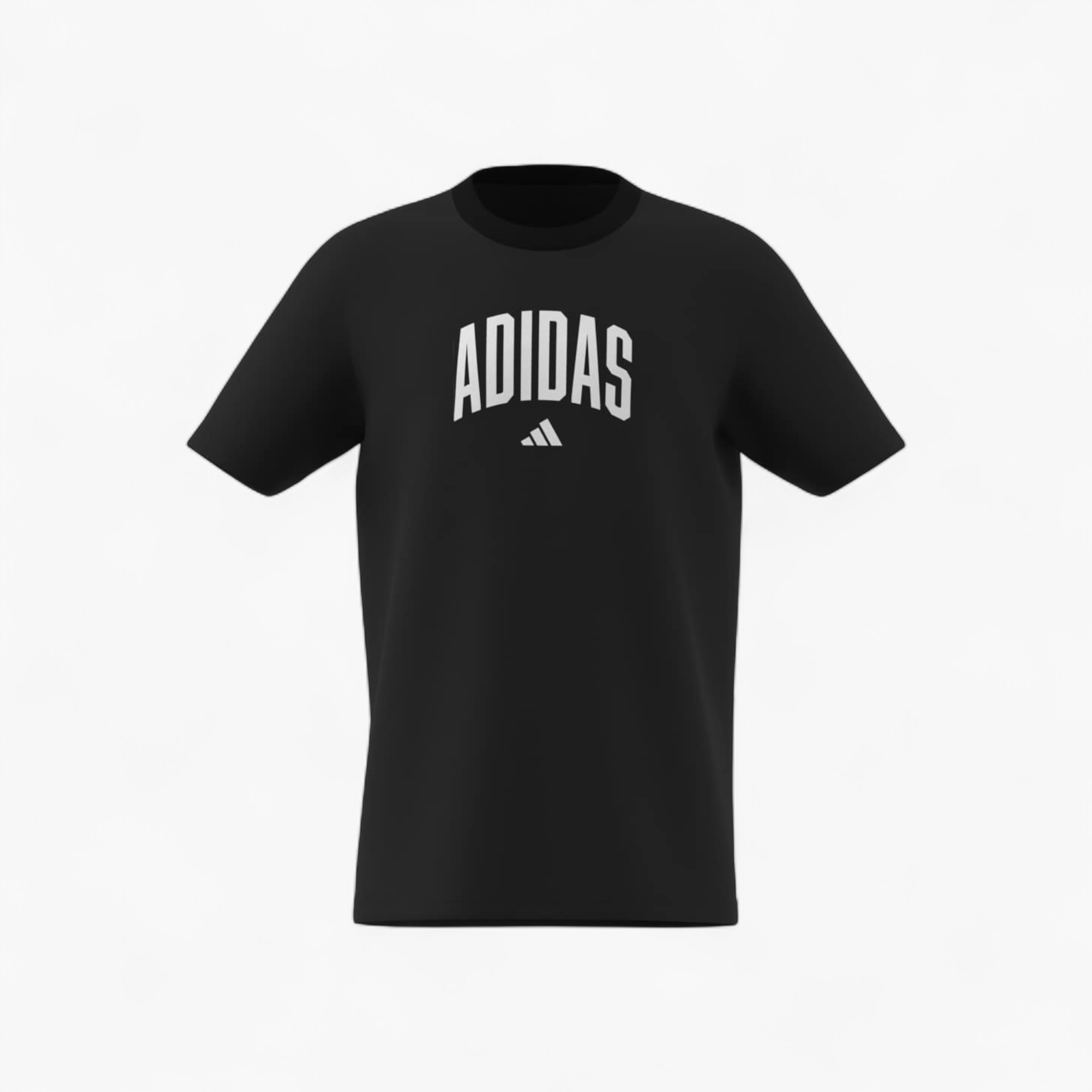 adidas Boys Crew Neck T-shirt with Logo Print - Cotton - Short Sleeves-sports-boys-clothing-tops-image-8