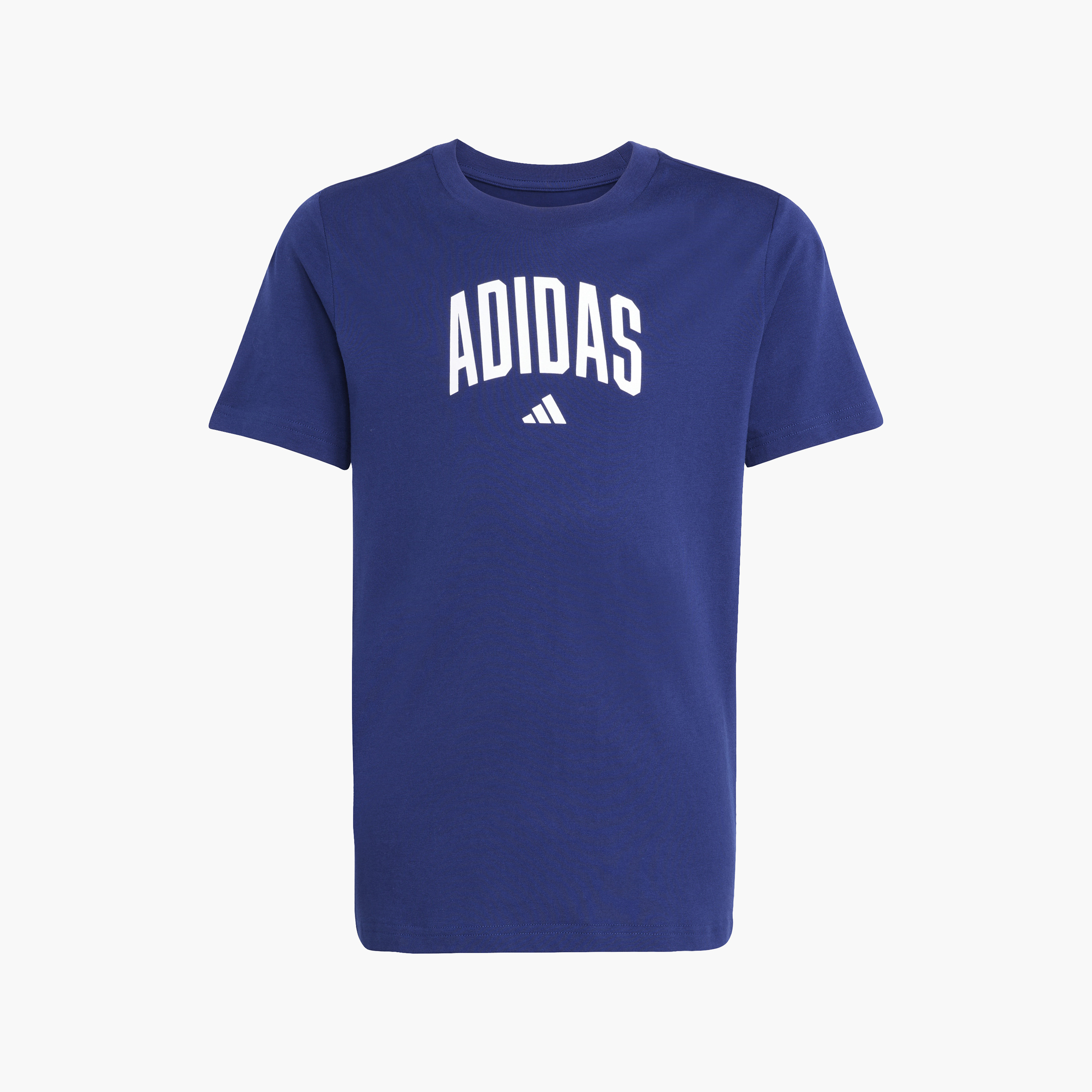 adidas Boys Crew Neck T-shirt with Logo Print - Cotton - Short Sleeves-sports-boys-clothing-tops-image-8