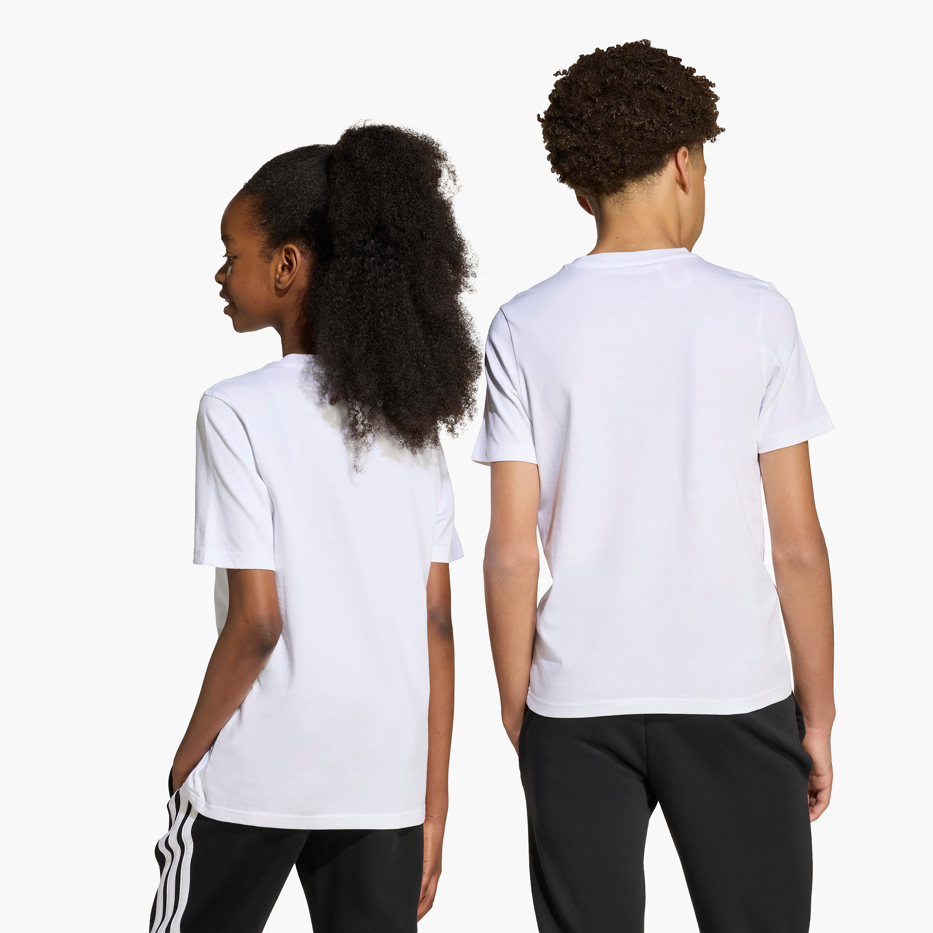 adidas Boys Crew Neck T-shirt with Graphic Print - Cotton - Short Sleeves-sports-boys-clothing-tops-image-7