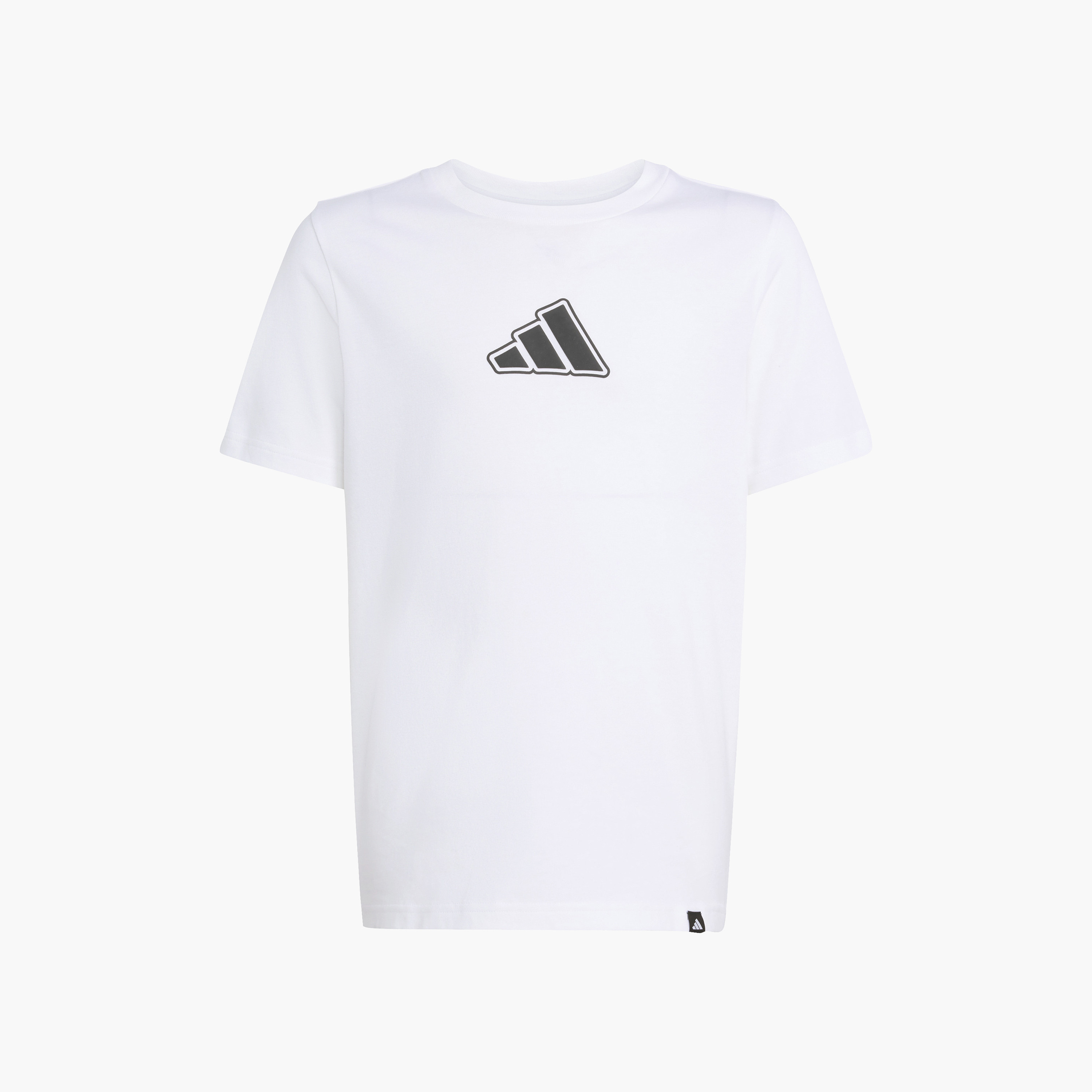 adidas Logo Print Crew Neck T-shirt-boys-clothing-sportswear-tops-image-7