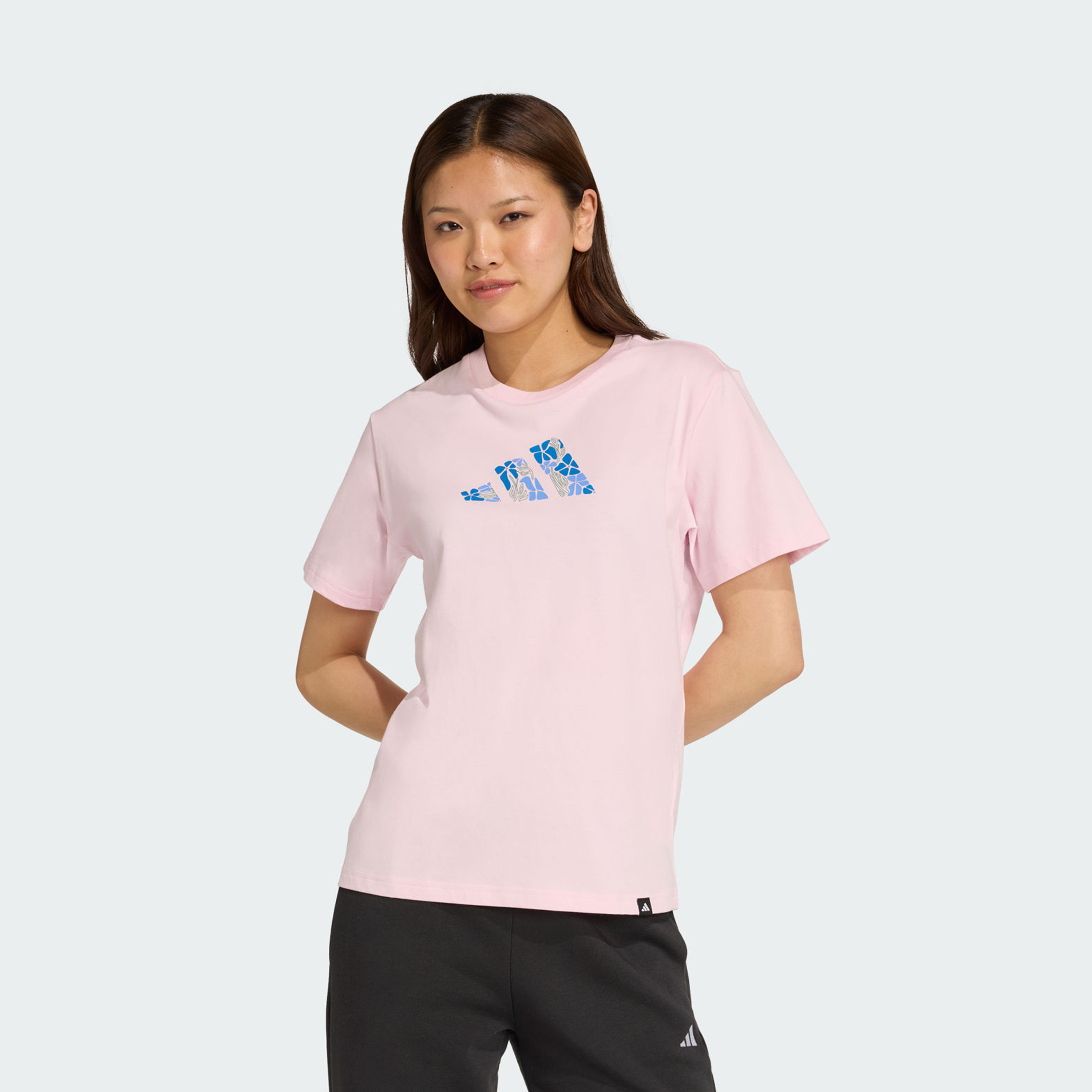 adidas Women's Soft Side Graphic T-Shirt | OE-women-clothing-tshirts-image-1