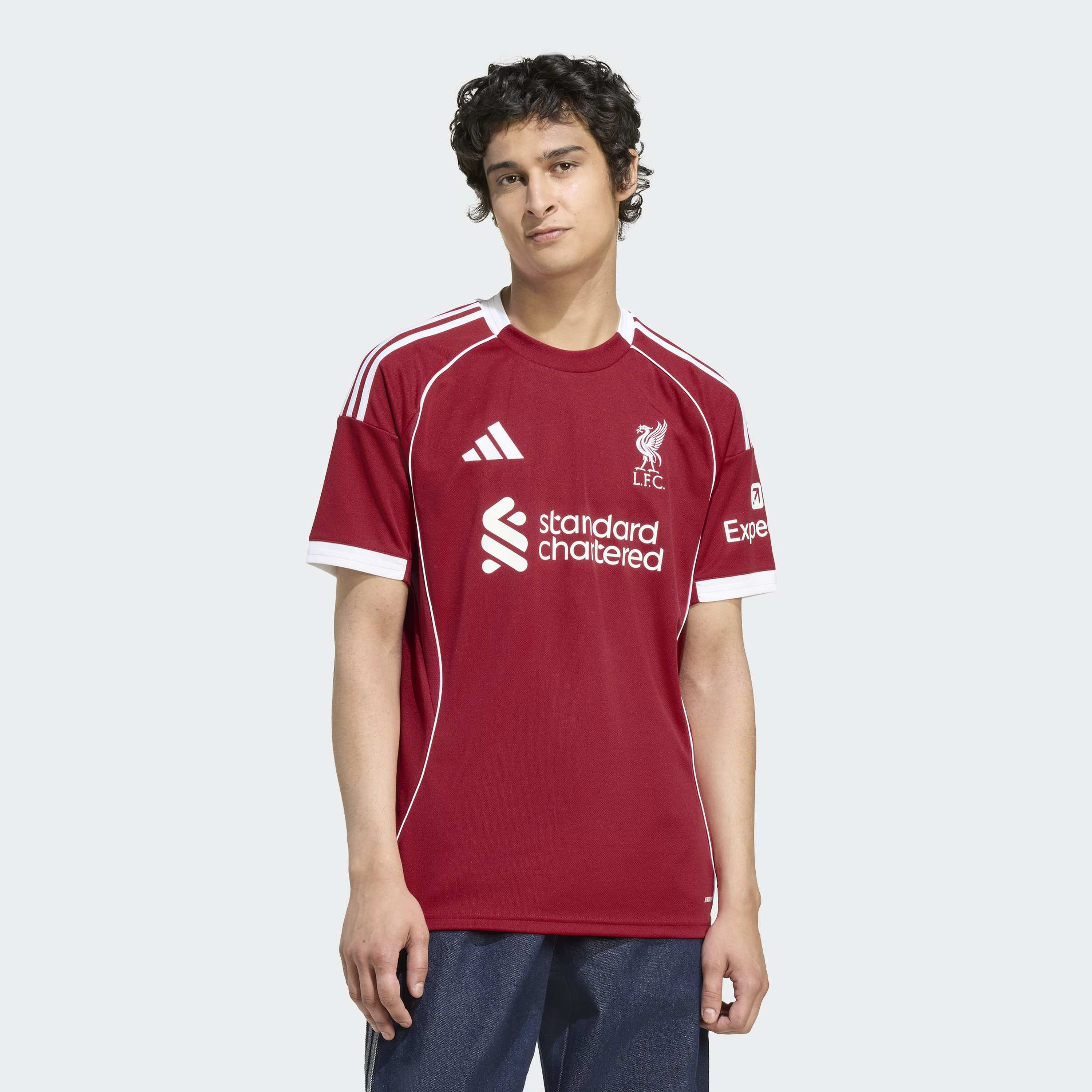 adidas Men Liverpool FC 25/26 Home Short Sleeve Jersey-men-clothing-sportswearandactivewear-tshirtsandpolos-image-1