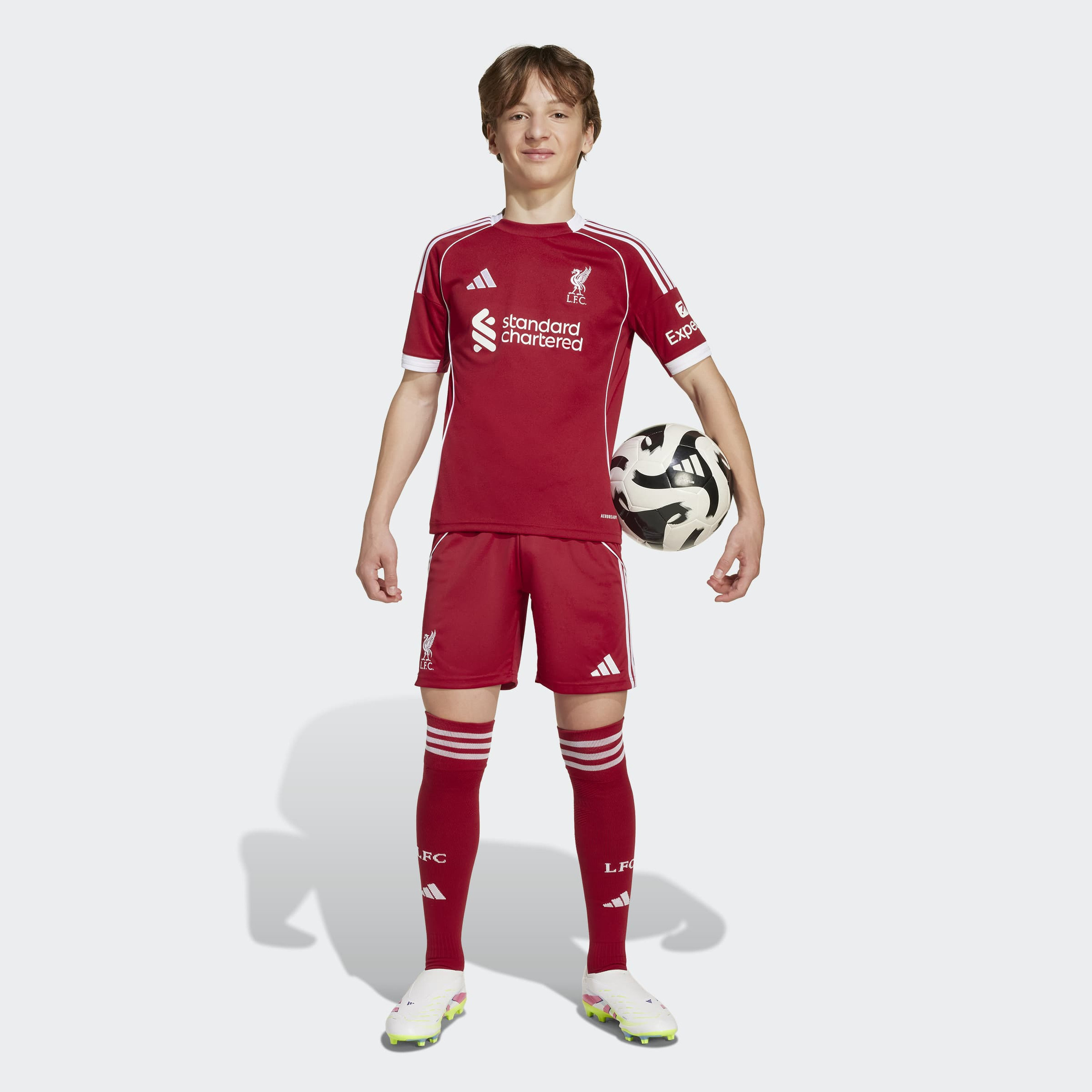 اديداس - قميص ليفربول للأطفال بأكمام قصيرة-sports-boys-clothing-tops-image-2